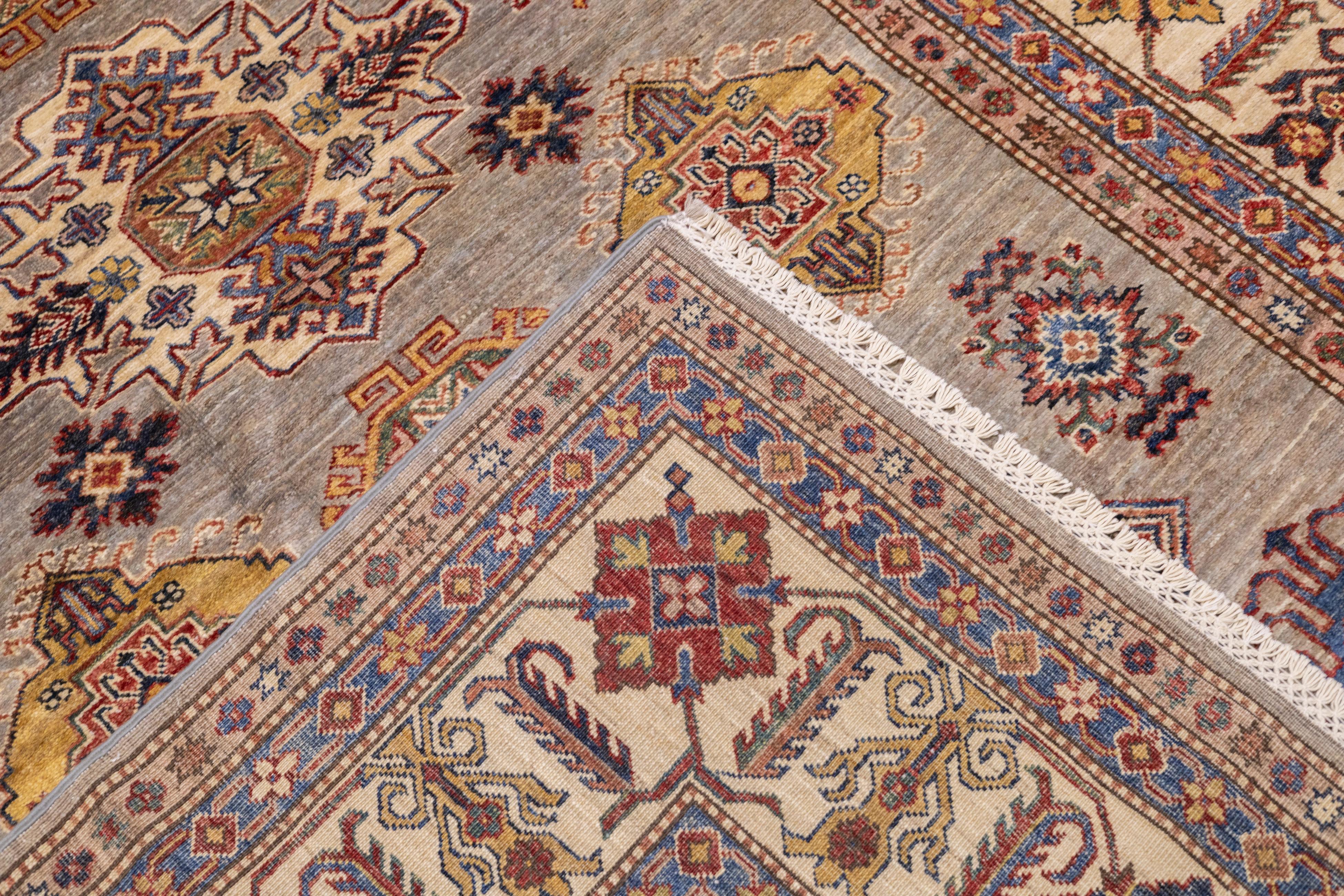 Tappeto Fine PAK Kazak 6'0'' x 9'3'' in vendita 5
