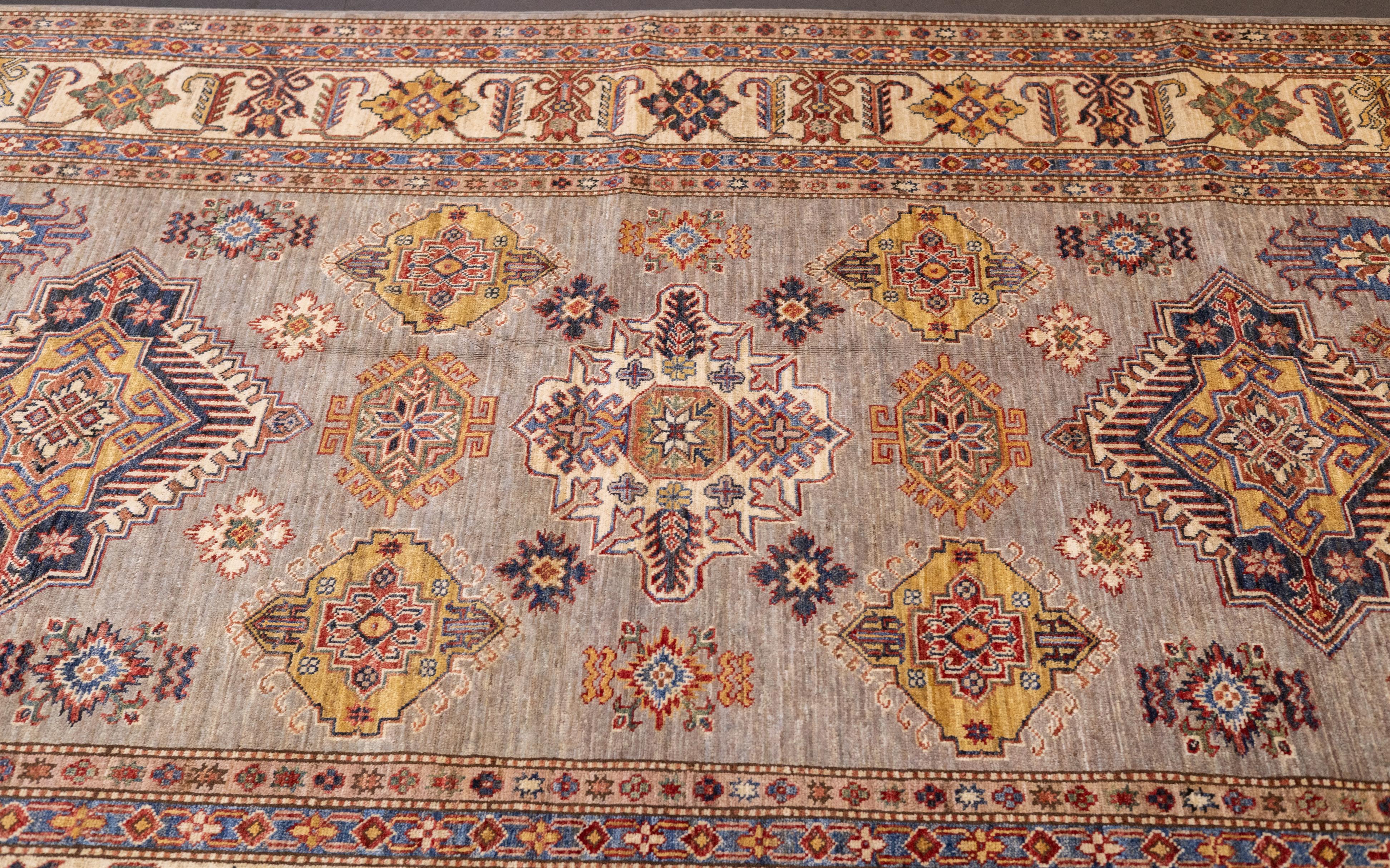 XXI secolo e contemporaneo Tappeto Fine PAK Kazak 6'0'' x 9'3'' in vendita