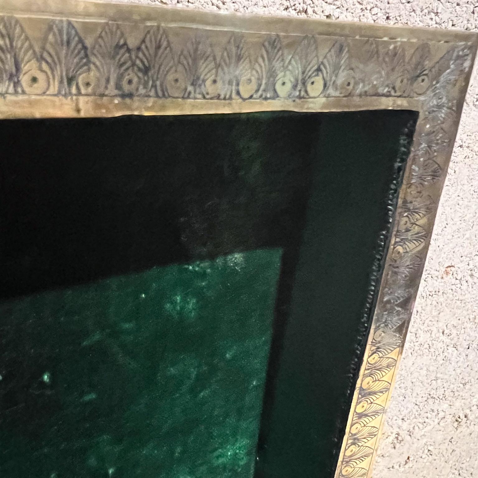 Fine Patinated Etched Brass Jewelry Box Style Tiffany For Sale 4