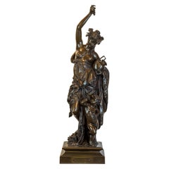 Fine Patinated Bronze Sculpture by Albert Carrier-Belleuse
