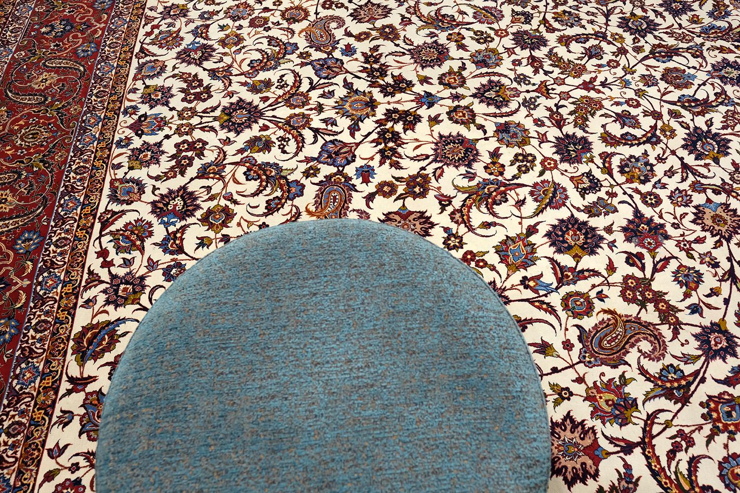 Feiner persischer Isfahan-Teppich 29226 (Persisch) im Angebot