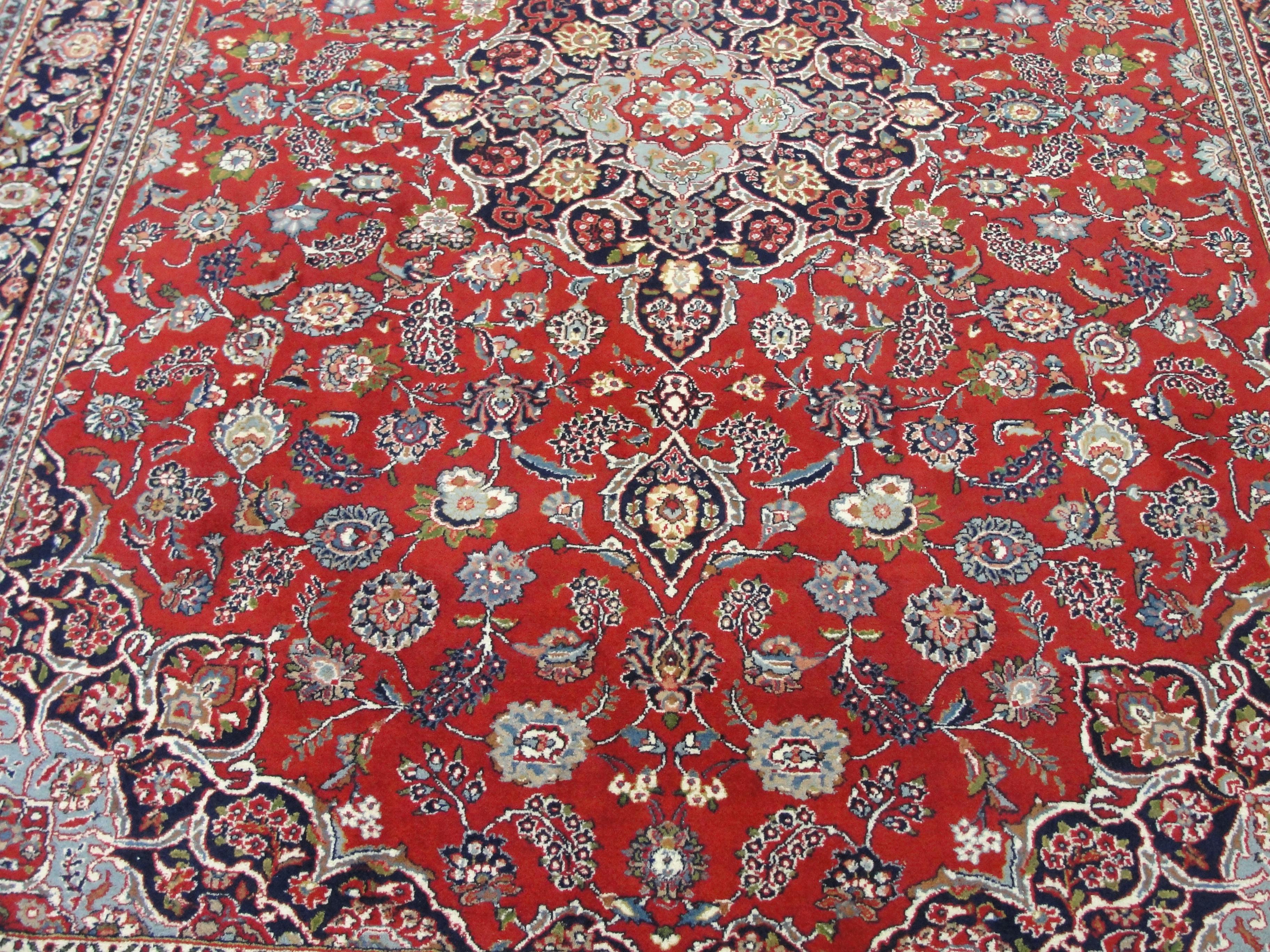 Fine Persian Kashan Rug at 1stDibs | kashan rugs for sale