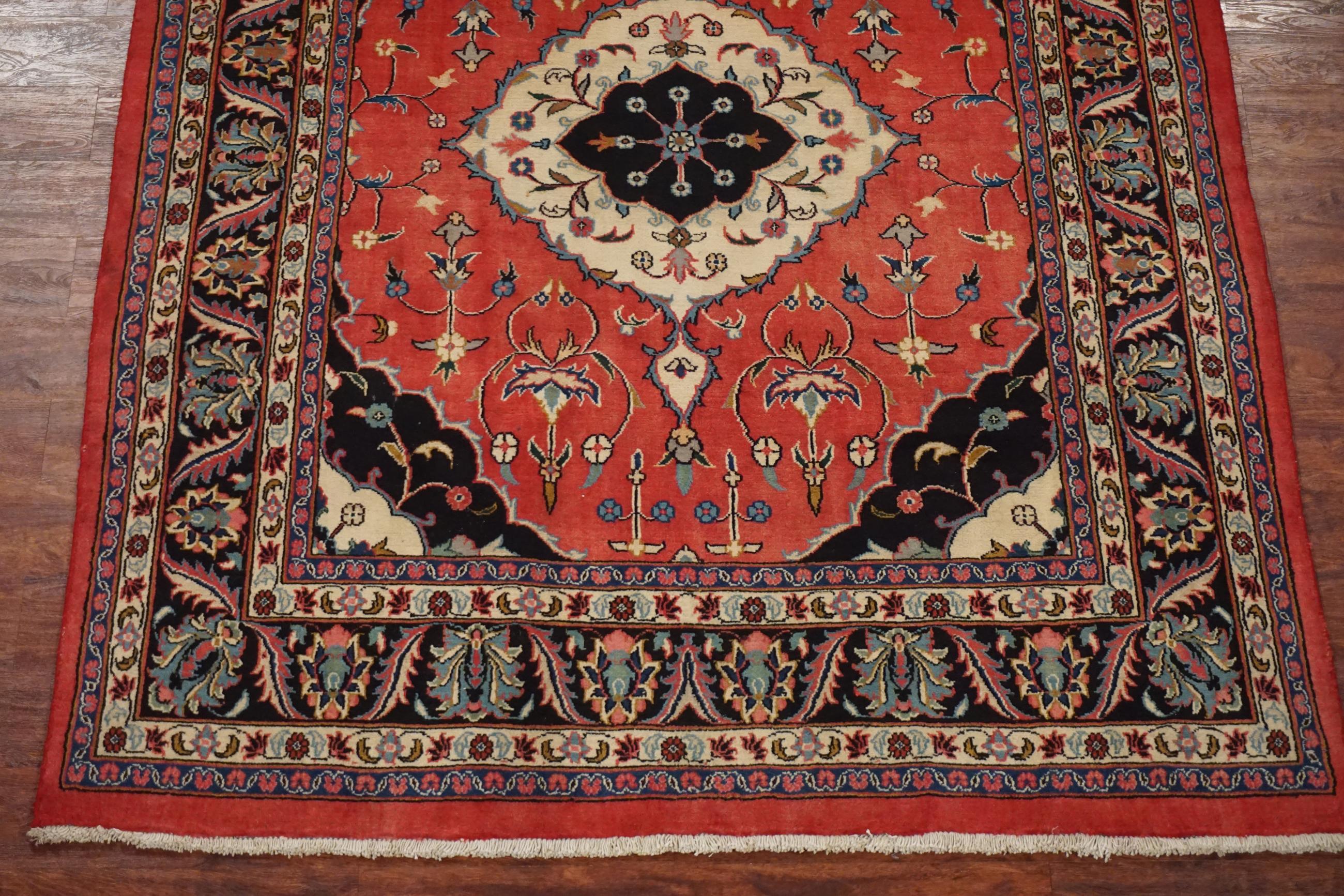 Hand-Knotted Fine Persian Khorassan, circa 1970 For Sale