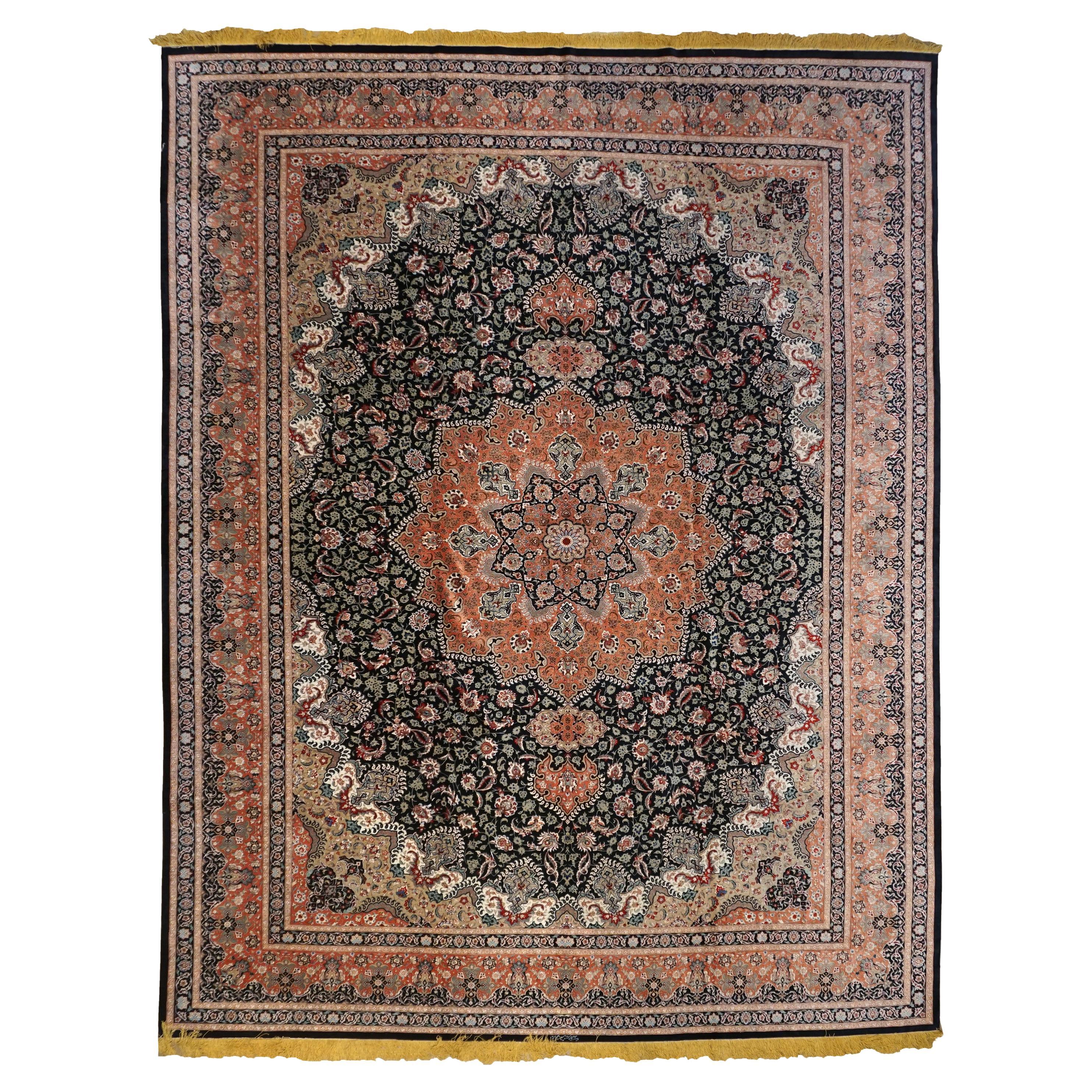 How can I tell if a Persian rug is silk?