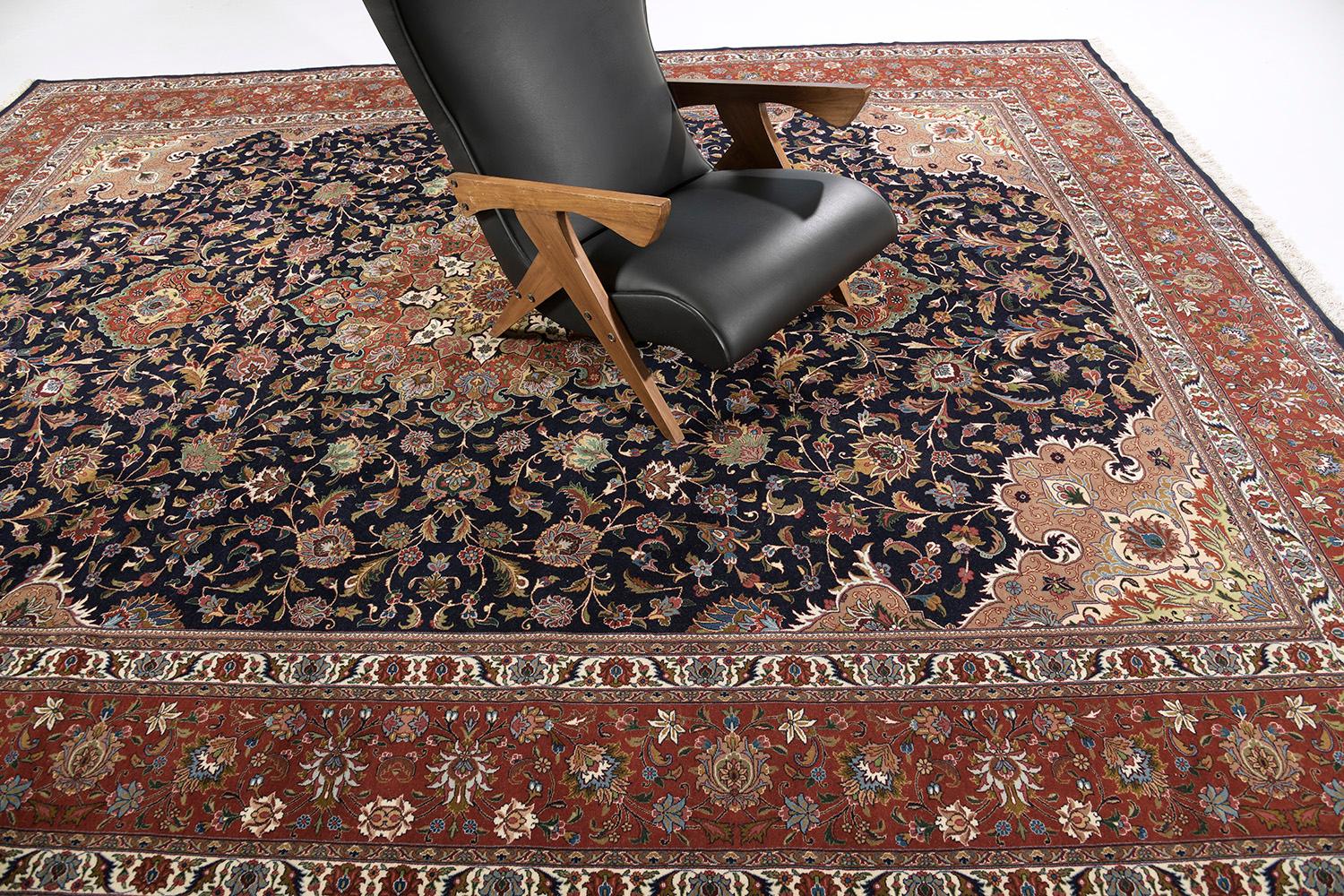 Wool Fine Persian Tabriz by Mehraban Rugs For Sale