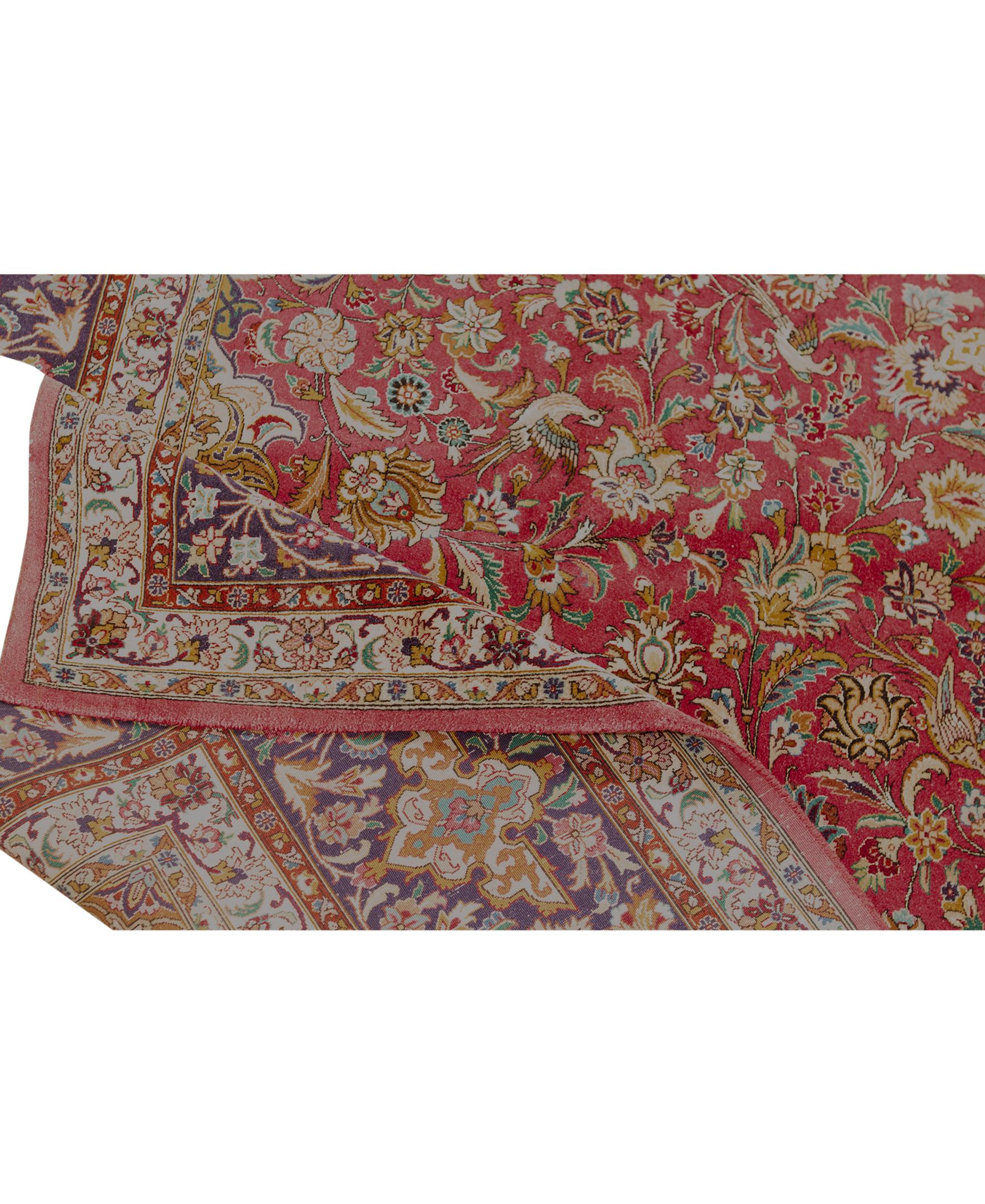 Tissé à la main Tabriz persan raffiné en vente