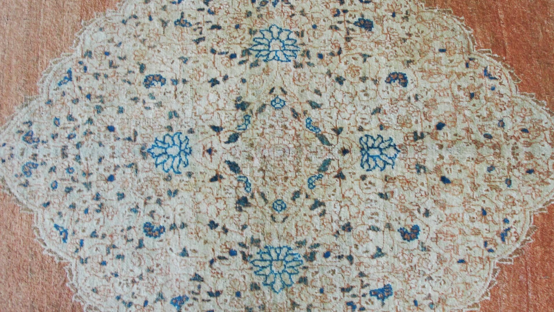 Antique Persian Tabriz Hajji Jalili Rug, Fine For Sale 1