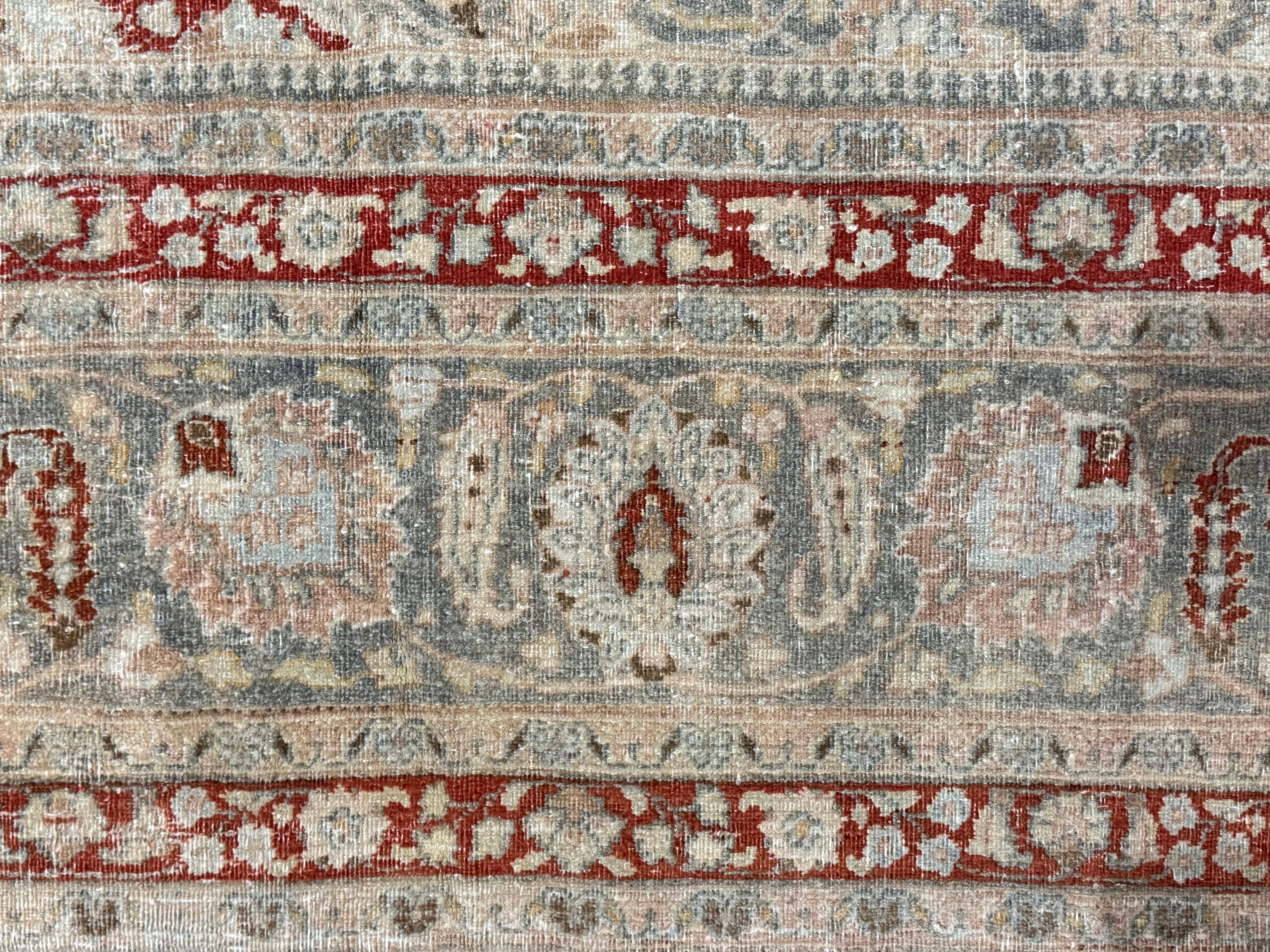 Fine Persian Tabriz Rug 10’ x 12’11” For Sale 7