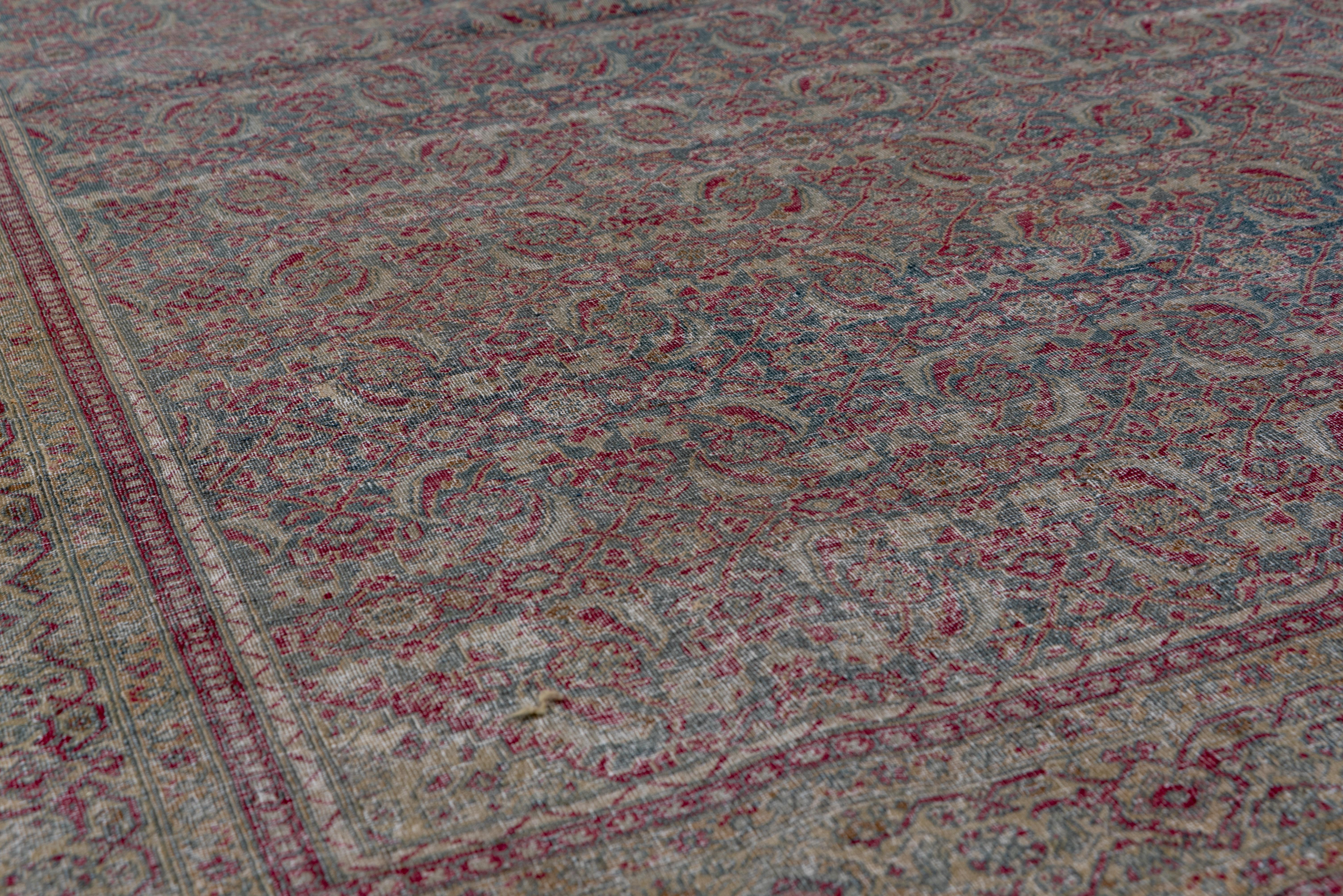 Hand-Knotted Fine Persian Tabriz Rug, circa 1920s For Sale