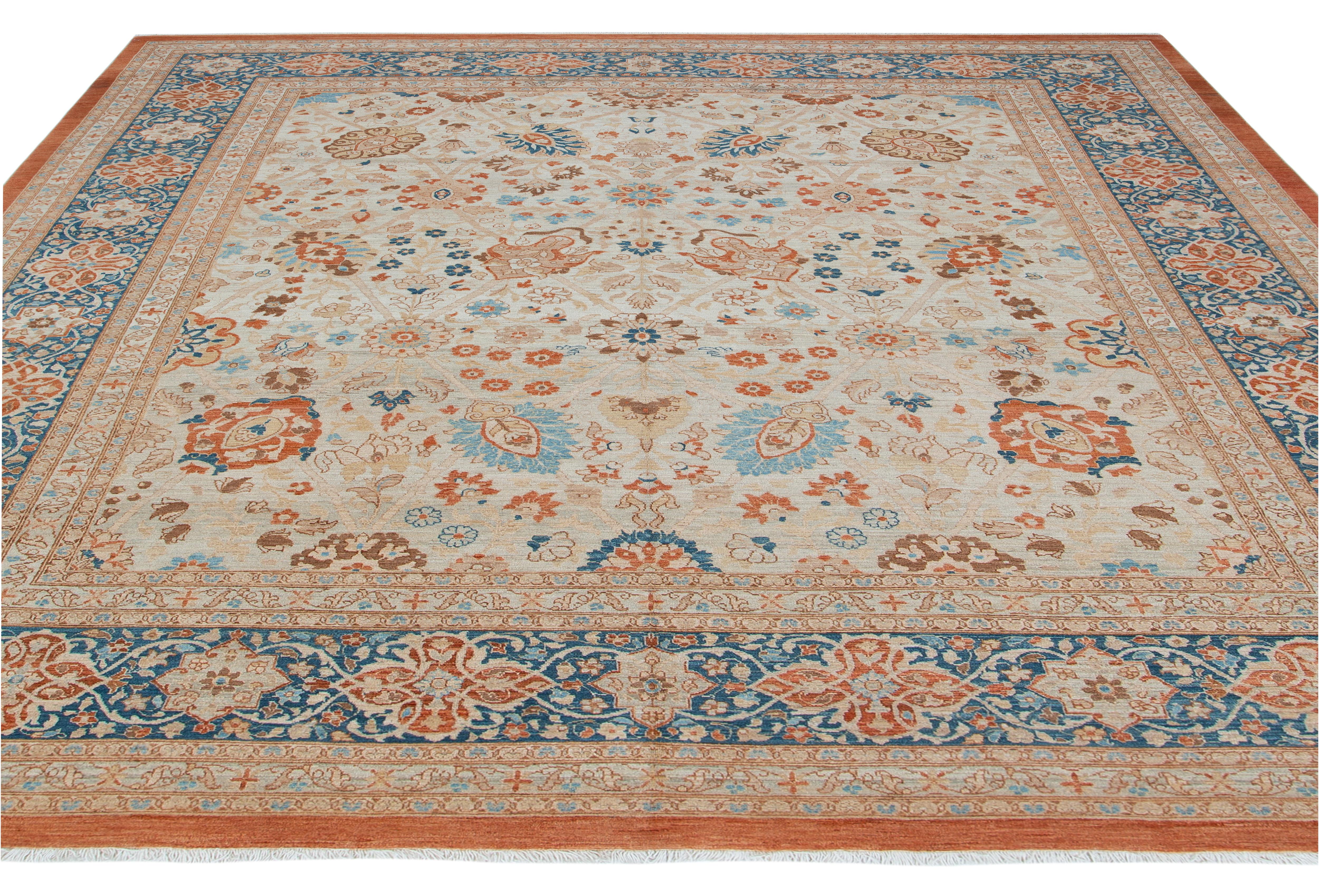 Fine Persian Tabriz Rug For Sale 4