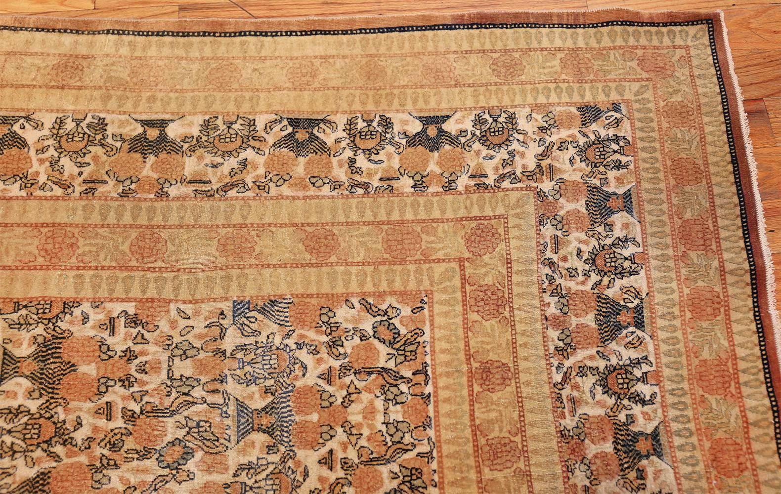 Other Fine Persian Tehran Room Size Antique Carpet. Size: 9 ft 6 in x 12 ft 6 in