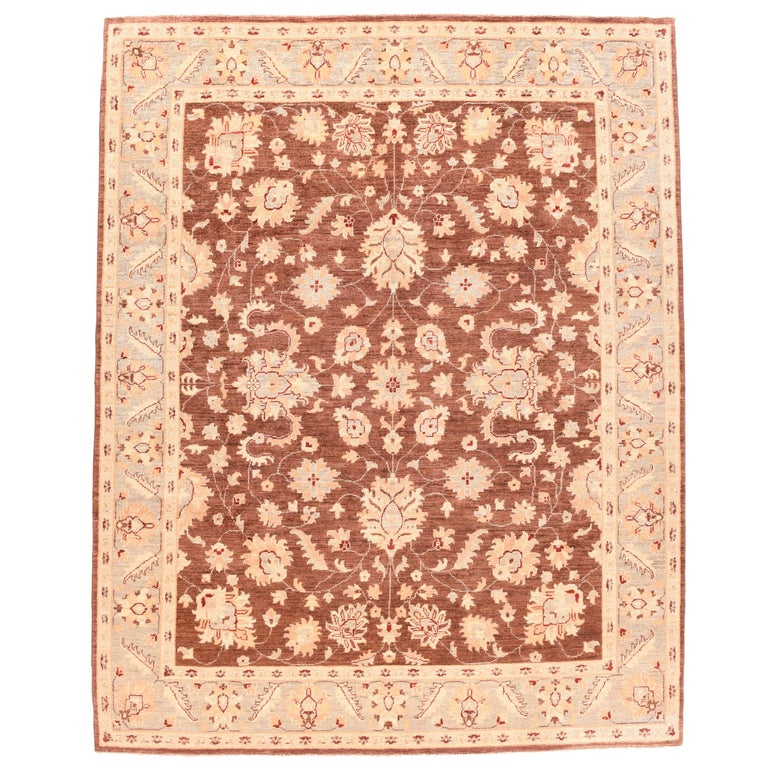 Fine Peshawar Pakistan Rug, Hand Knotted For Sale at 1stDibs