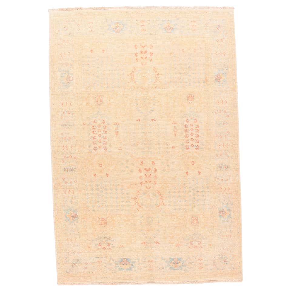 Fine Peshawar Pakistan Rug, Hand Knotted at 1stDibs