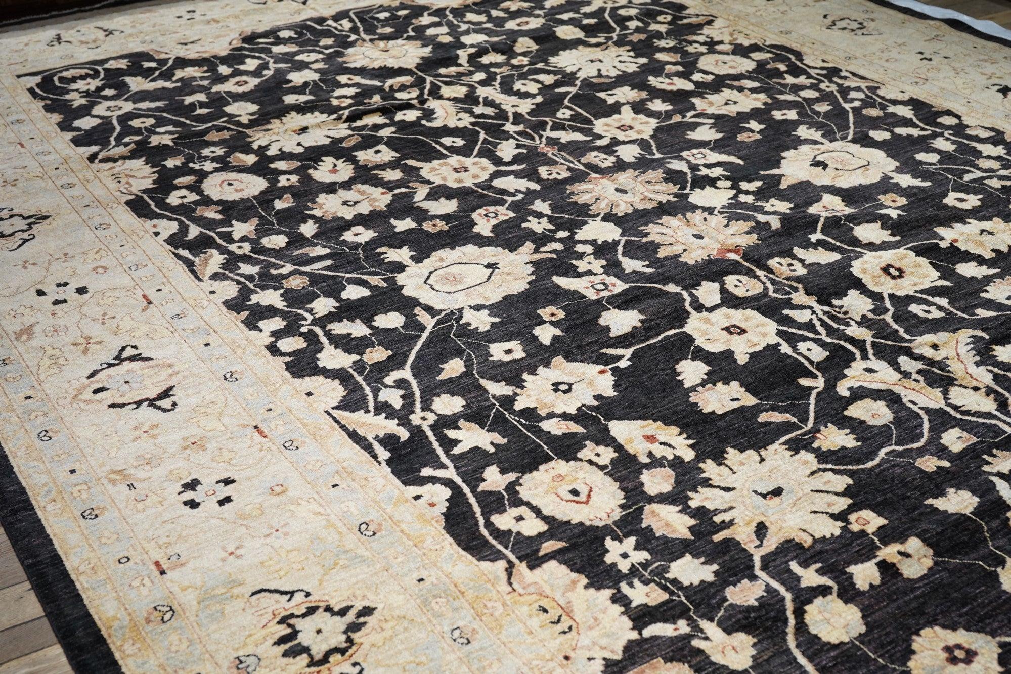 Peshawar-Teppich 11'5'' x 17'3'' (Handgeknüpft) im Angebot