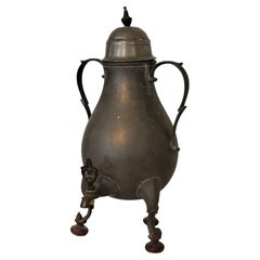 Fine Pewter Chocolate Pot, Continental, Likely Dutch Late 18th Century