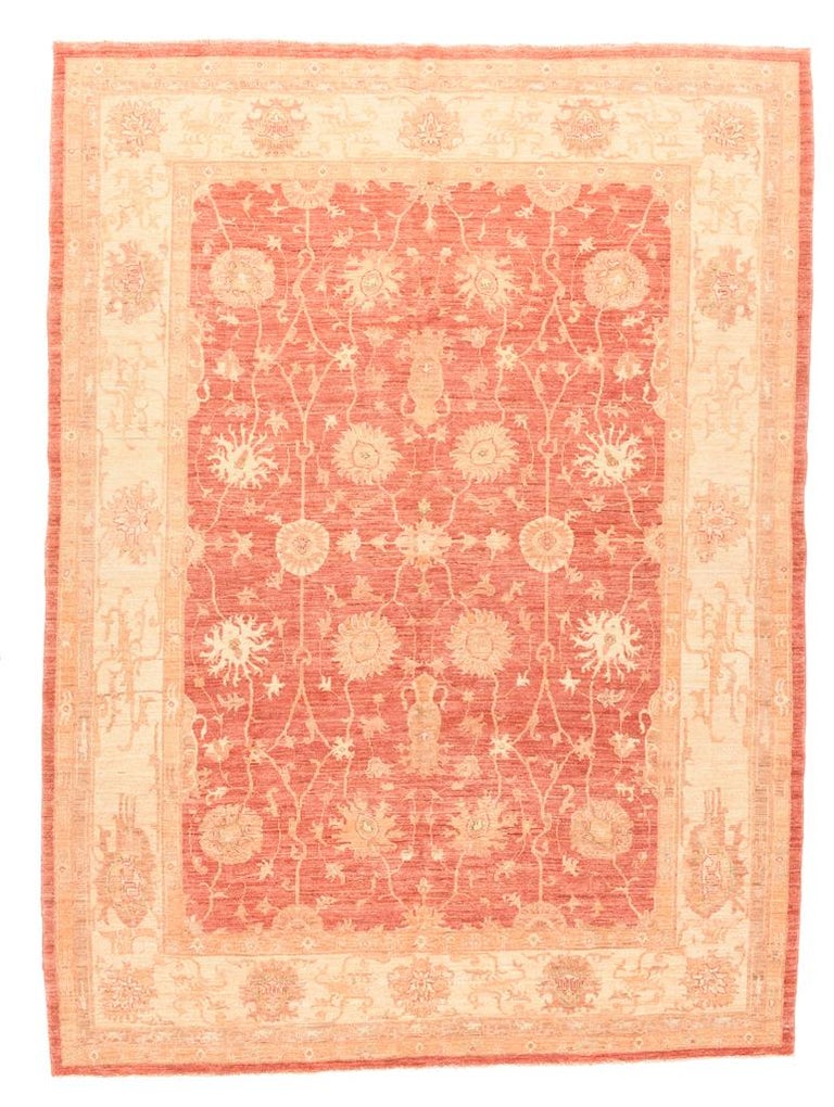 Fine Pishawar Pakistan Rug, Hand Knotted For Sale at 1stDibs