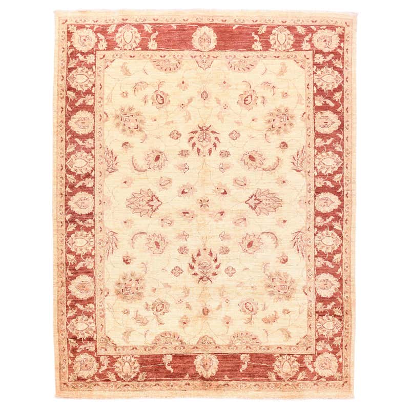 Fine Peshawar Pakistani Rug, Hand Knotted For Sale at 1stDibs