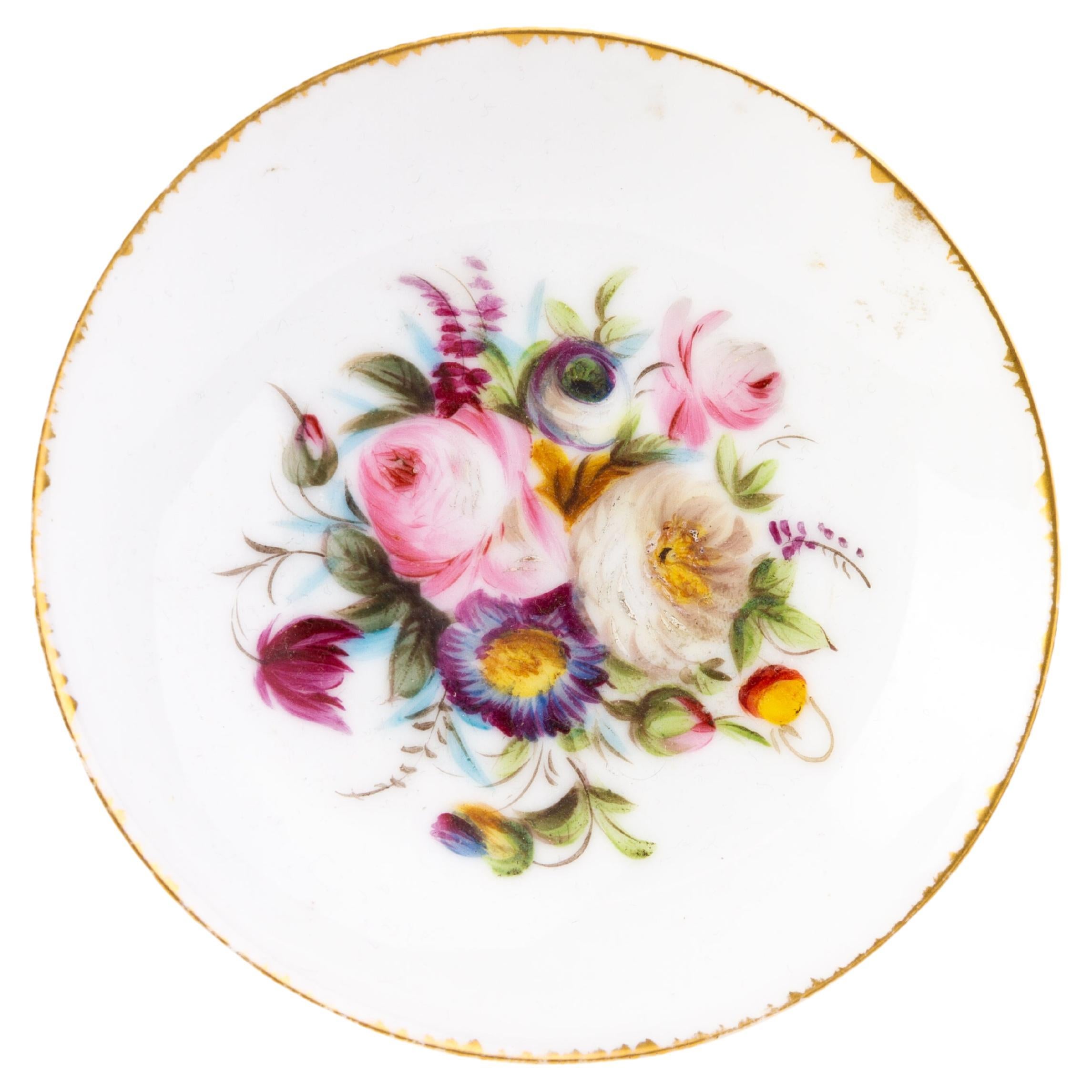 Fine Porcelain Floral Comport 
