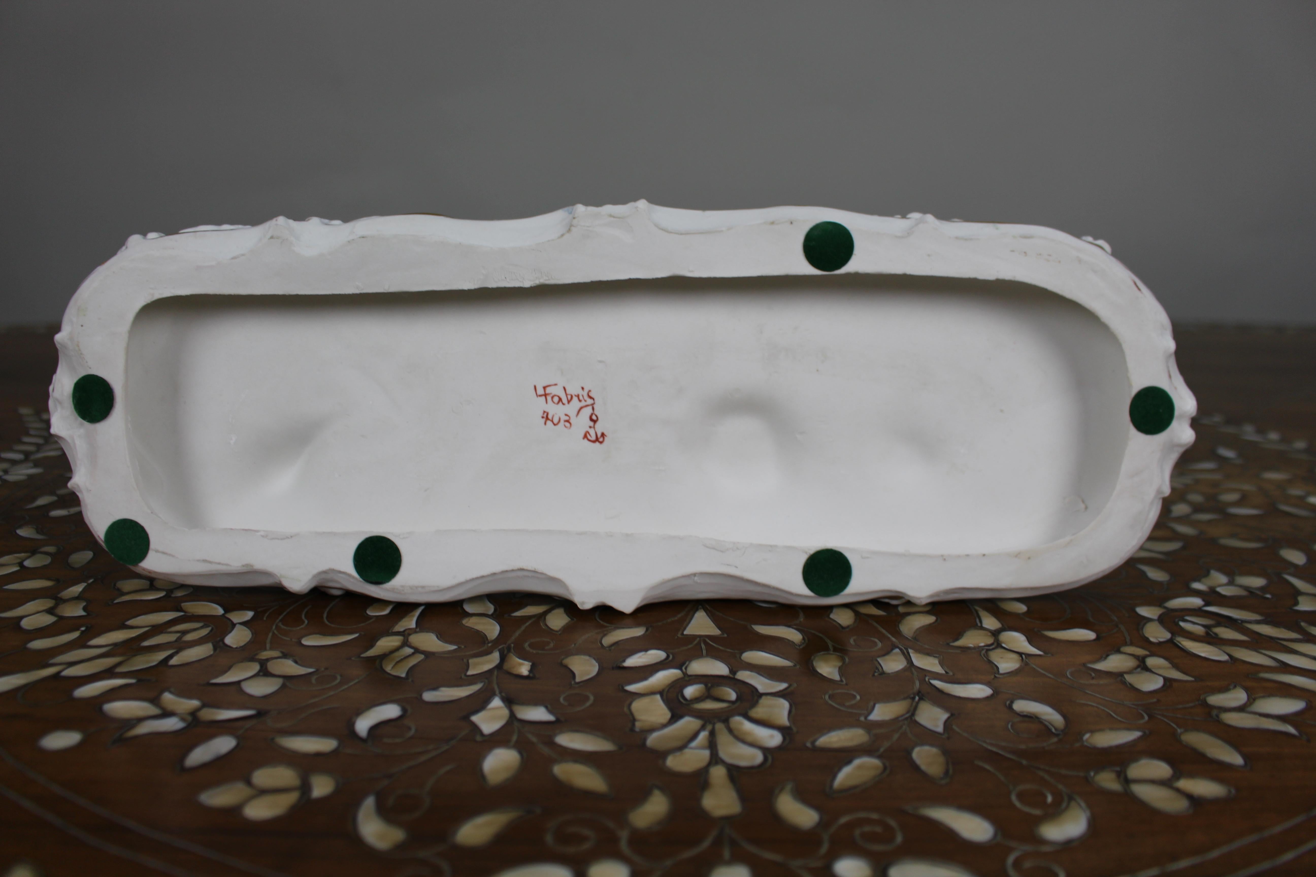 Groupe de chariots en porcelaine fine d'Italie par Luigi Fabris, C.C. en vente 2