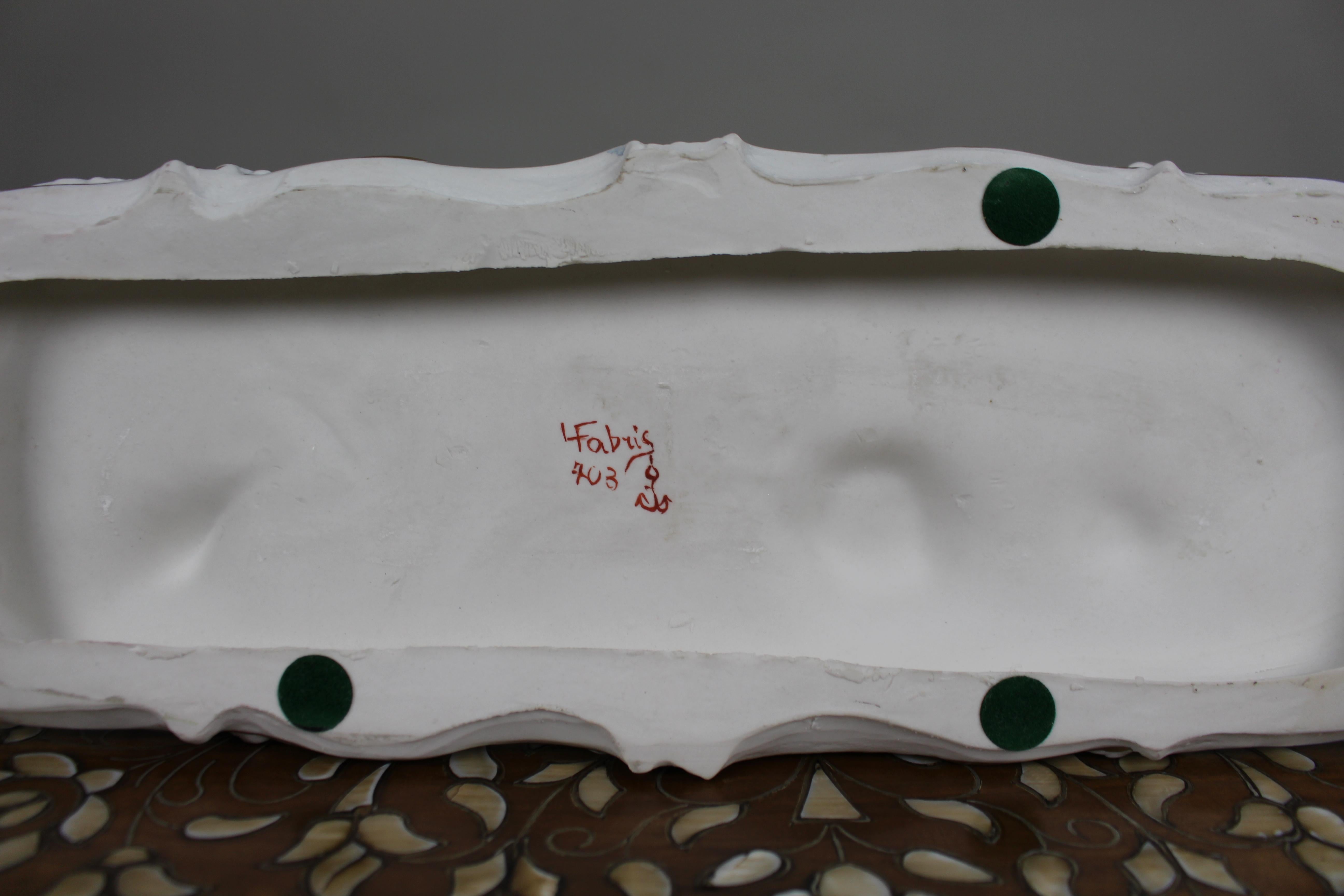 Groupe de chariots en porcelaine fine d'Italie par Luigi Fabris, C.C. en vente 3