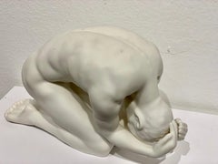 Fine Porcelain Male Nude Sculpture