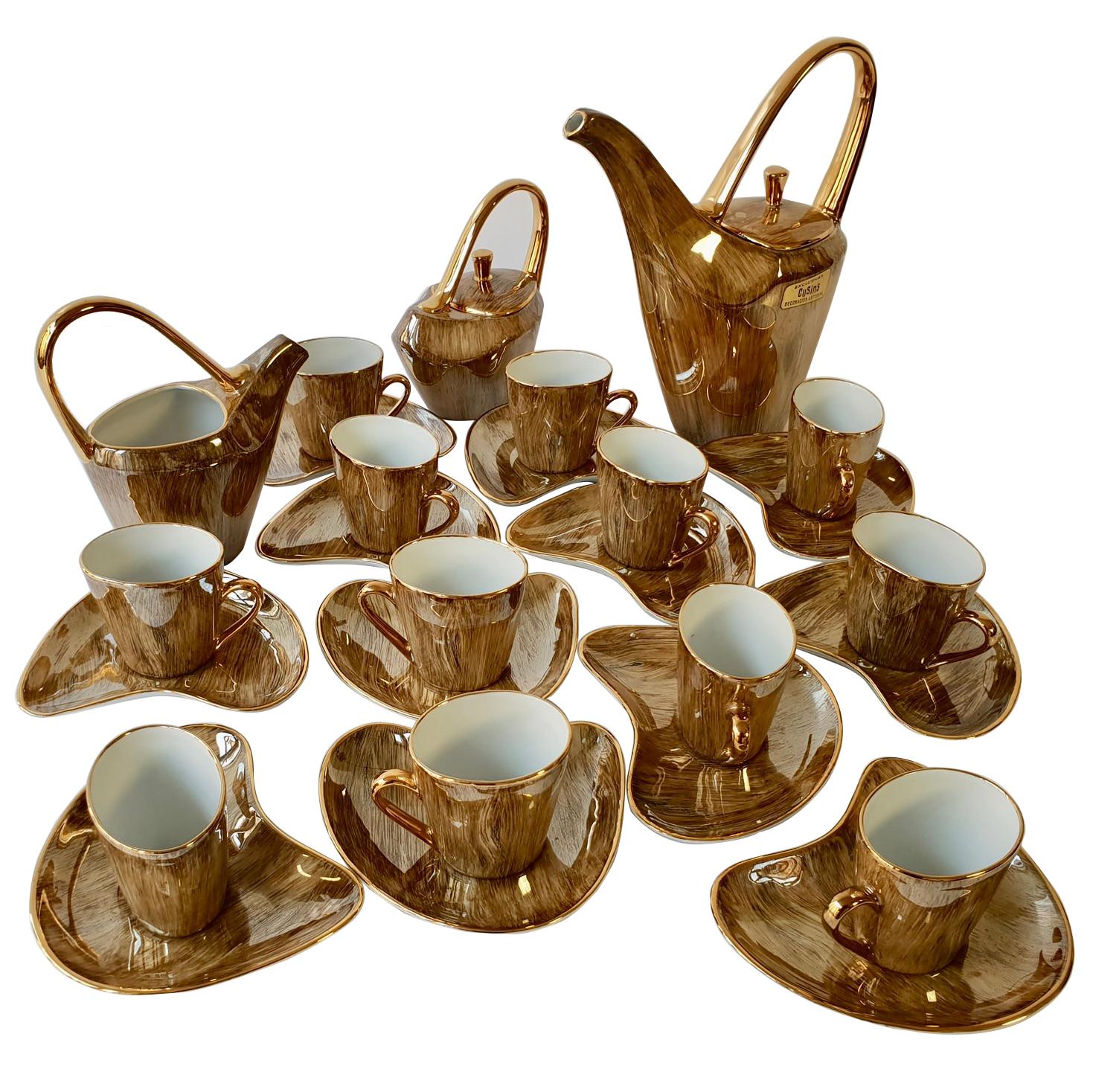 Fine Porcelain Tea and Coffee Set