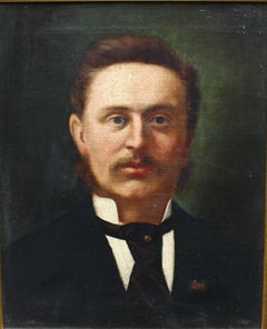 Fine Portrait Oil on Canvas by George Harris '1855-1936'