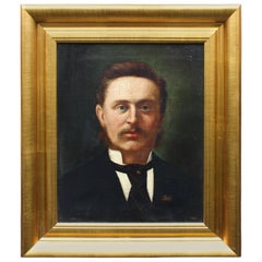 Fine Portrait Oil on Canvas by George Harris '1855-1936'