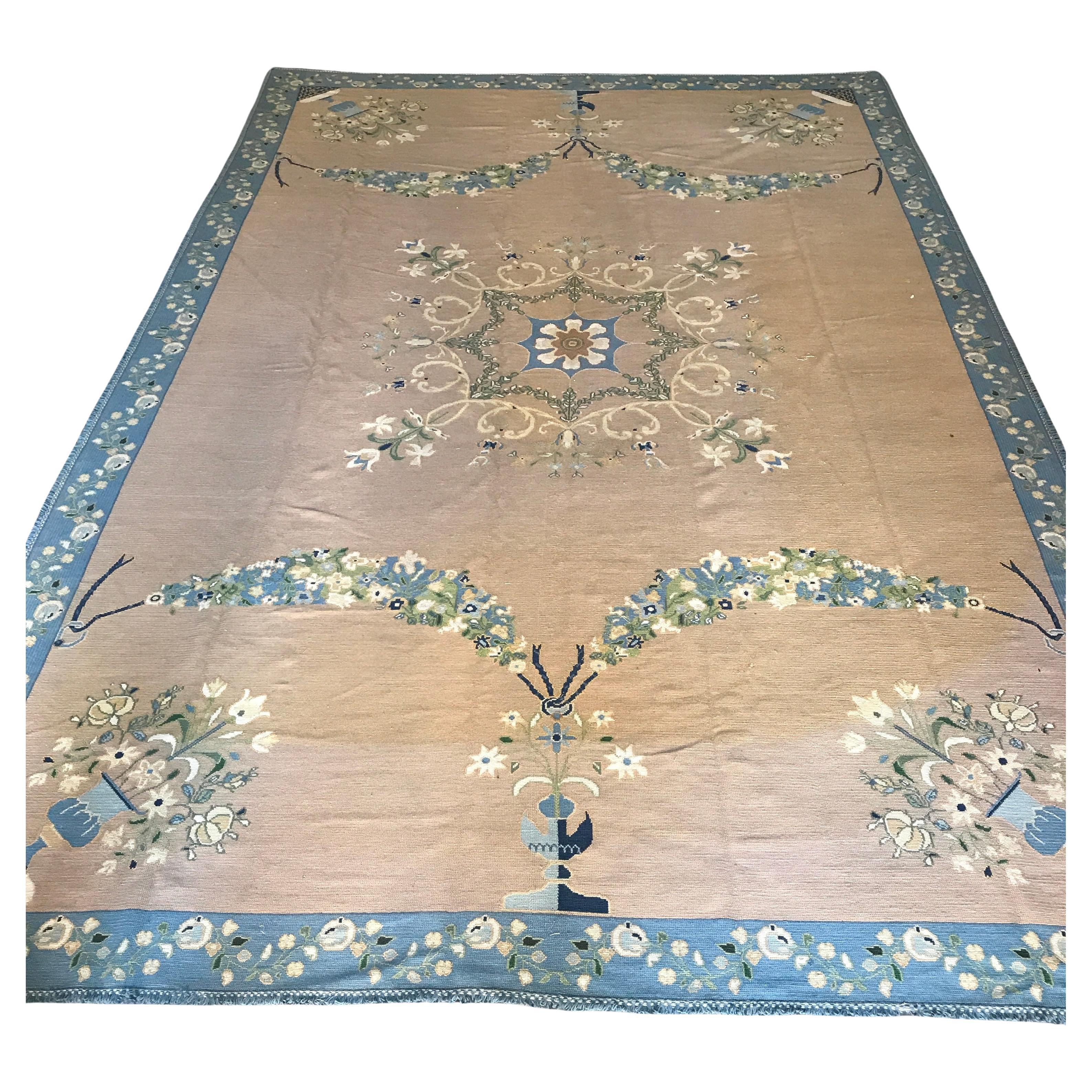 Tapis portugais de l'usine Arraiolos, années 1920