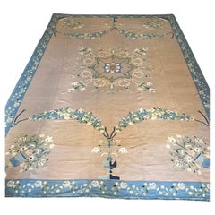 Fine Portuguese Needlepoint Rug from the Arraiolos Factory, 1920s