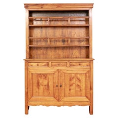 Fine Provincial French Fruitwood Hutch