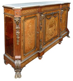 Fine Quality 19th Century Classical Inlaid Side Cabinet