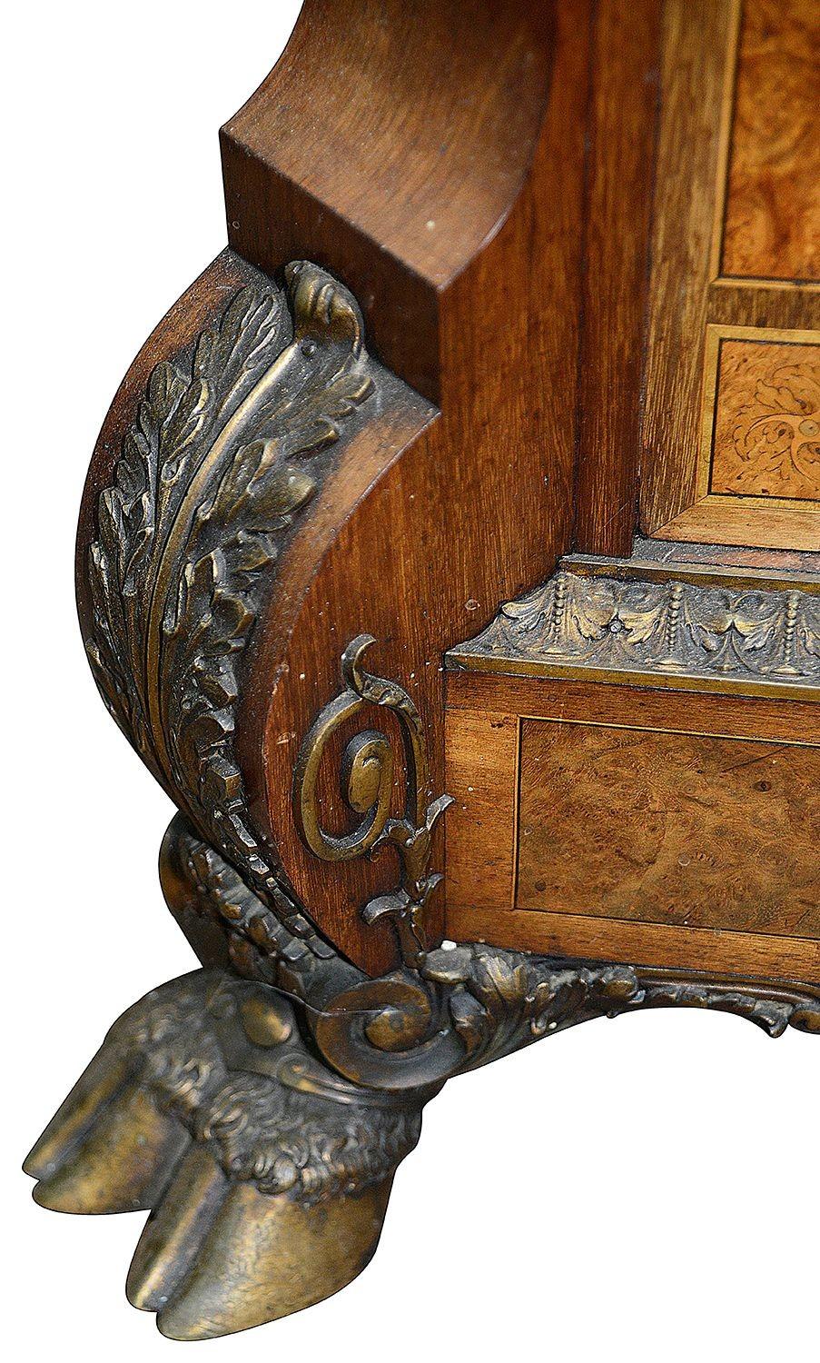 Fine Quality 19th Century Classical Inlaid Side Cabinet For Sale 2