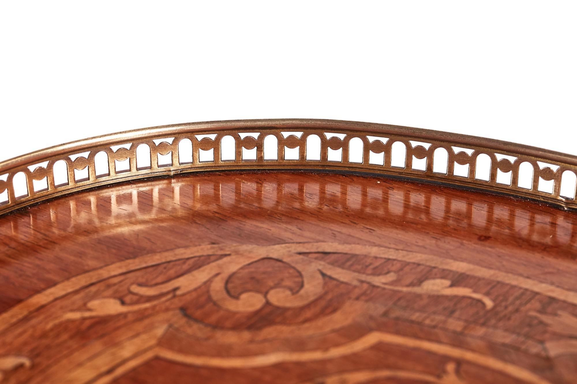 Mahogany Fine Quality 19th Century French Antique Marquetry Étagère