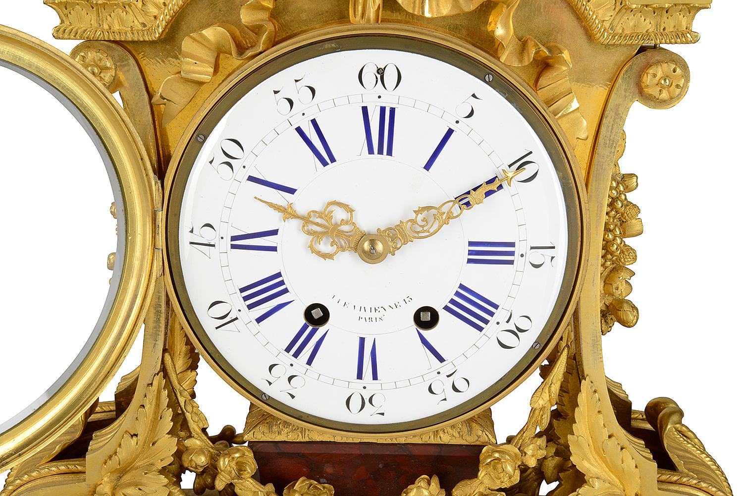 gilded clock