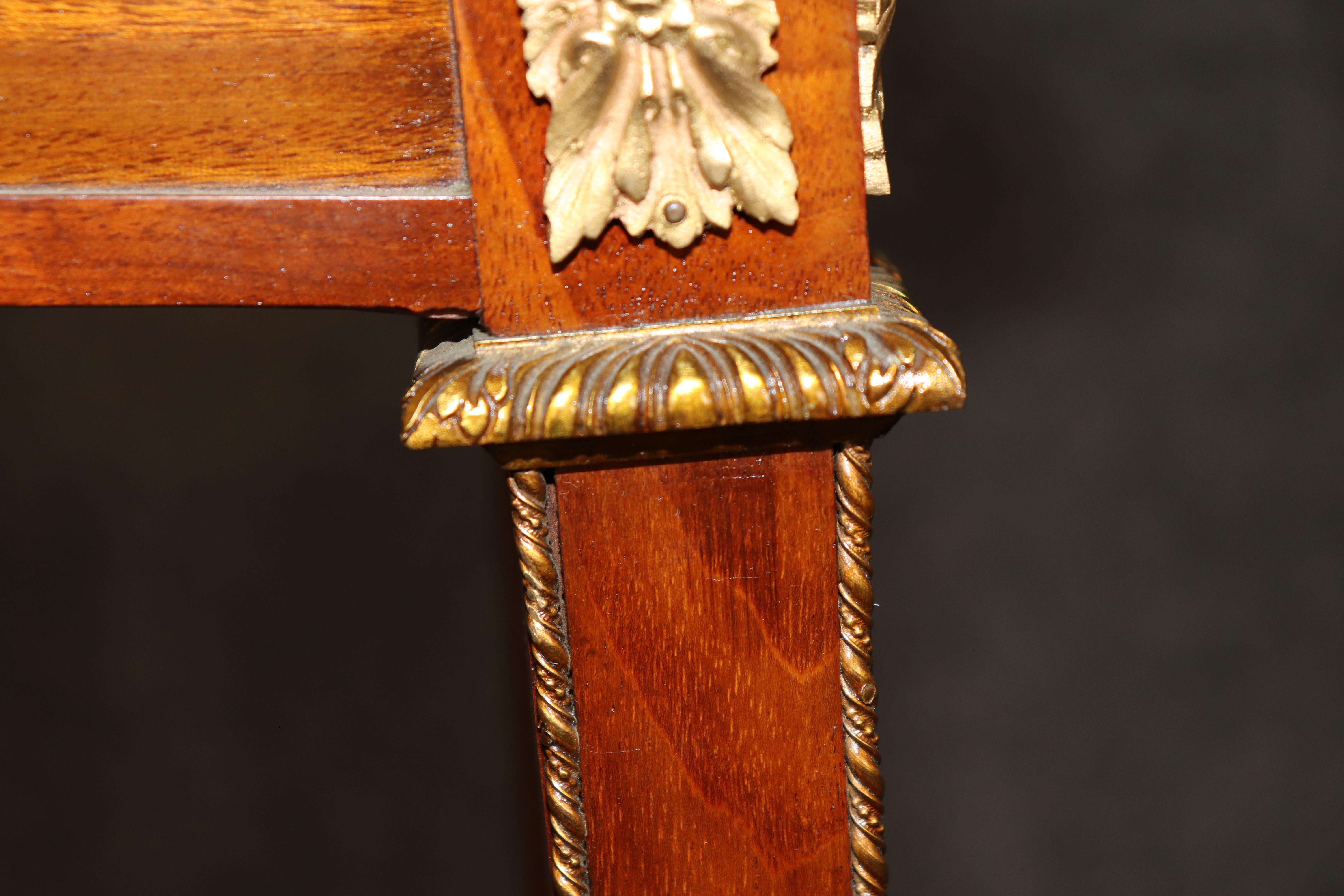 Fine Quality 19th Century French Marble Top Bronze Louis XVI Fern Stand Pedestal For Sale 5