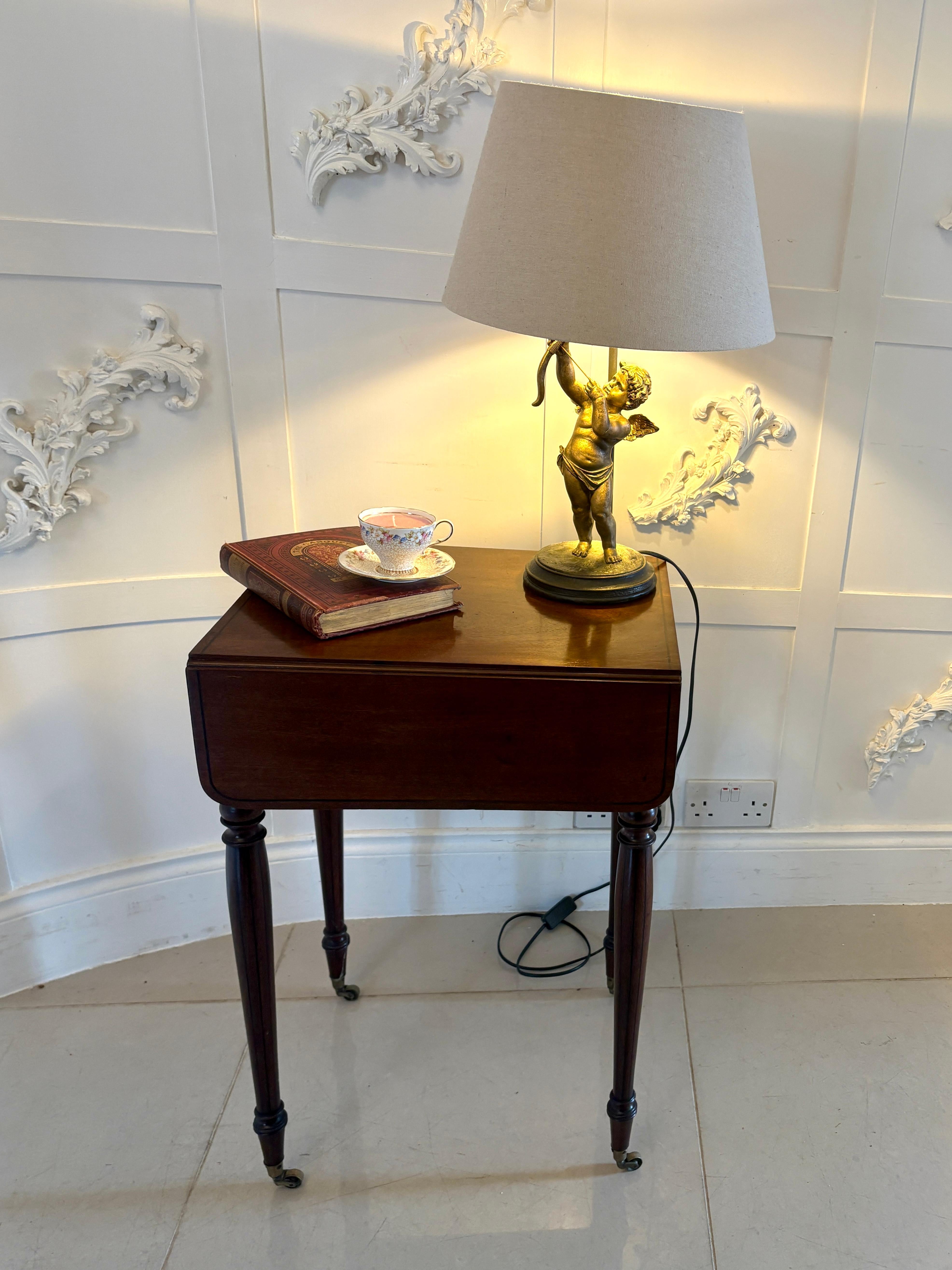 Belle qualité de lampe sur pied/table d'appoint du 19e siècle de style Régence antique en vente 10