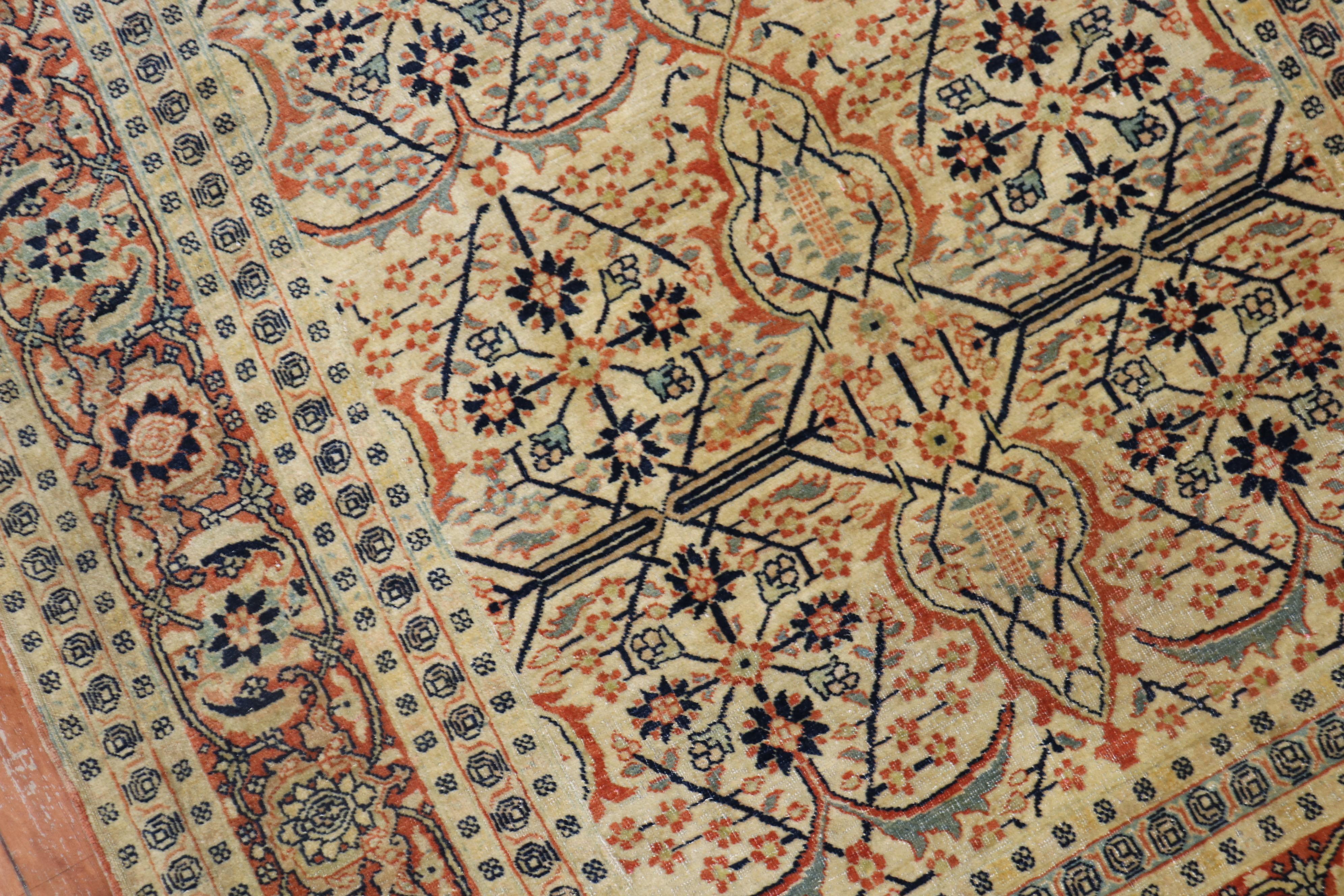Persian Fine Quality 19th Century Tabriz Rug
