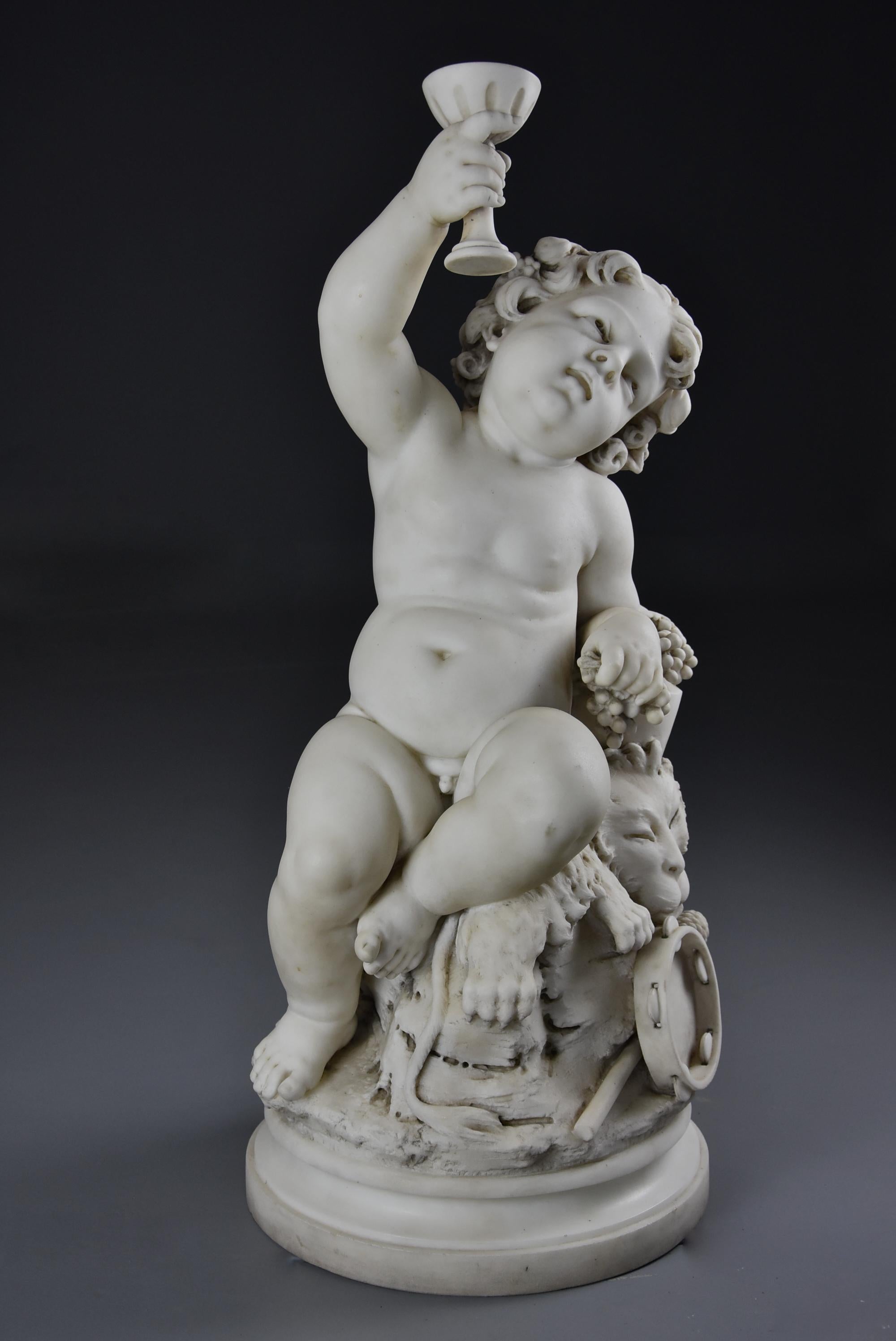 the statue of young dionysus