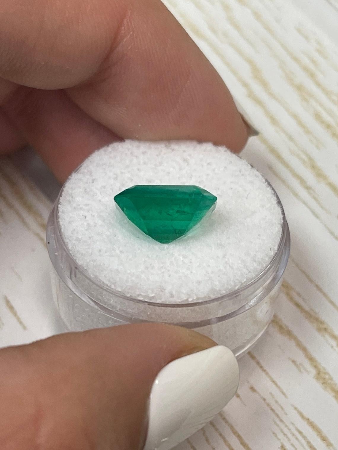 Feine Qualität 5,20 Karat Classic Smaragdschliff kolumbianischen Smaragd - Mai Birthstone im Angebot 2