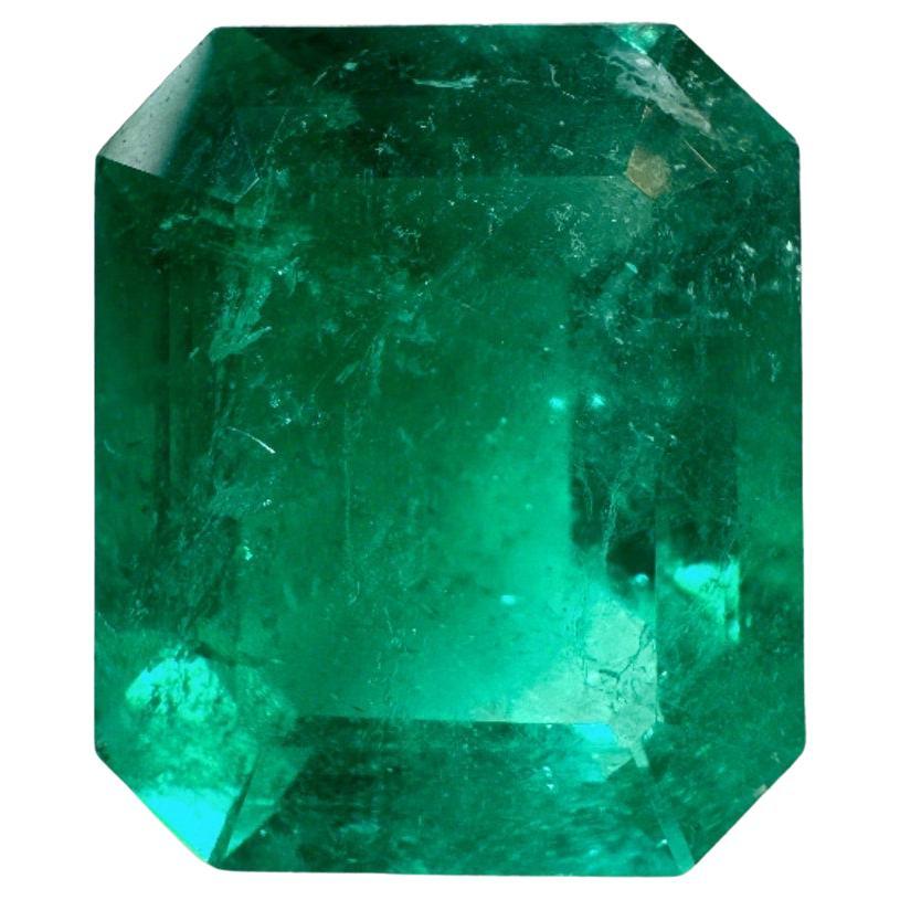 Feine Qualität 5,20 Karat Classic Smaragdschliff kolumbianischen Smaragd - Mai Birthstone