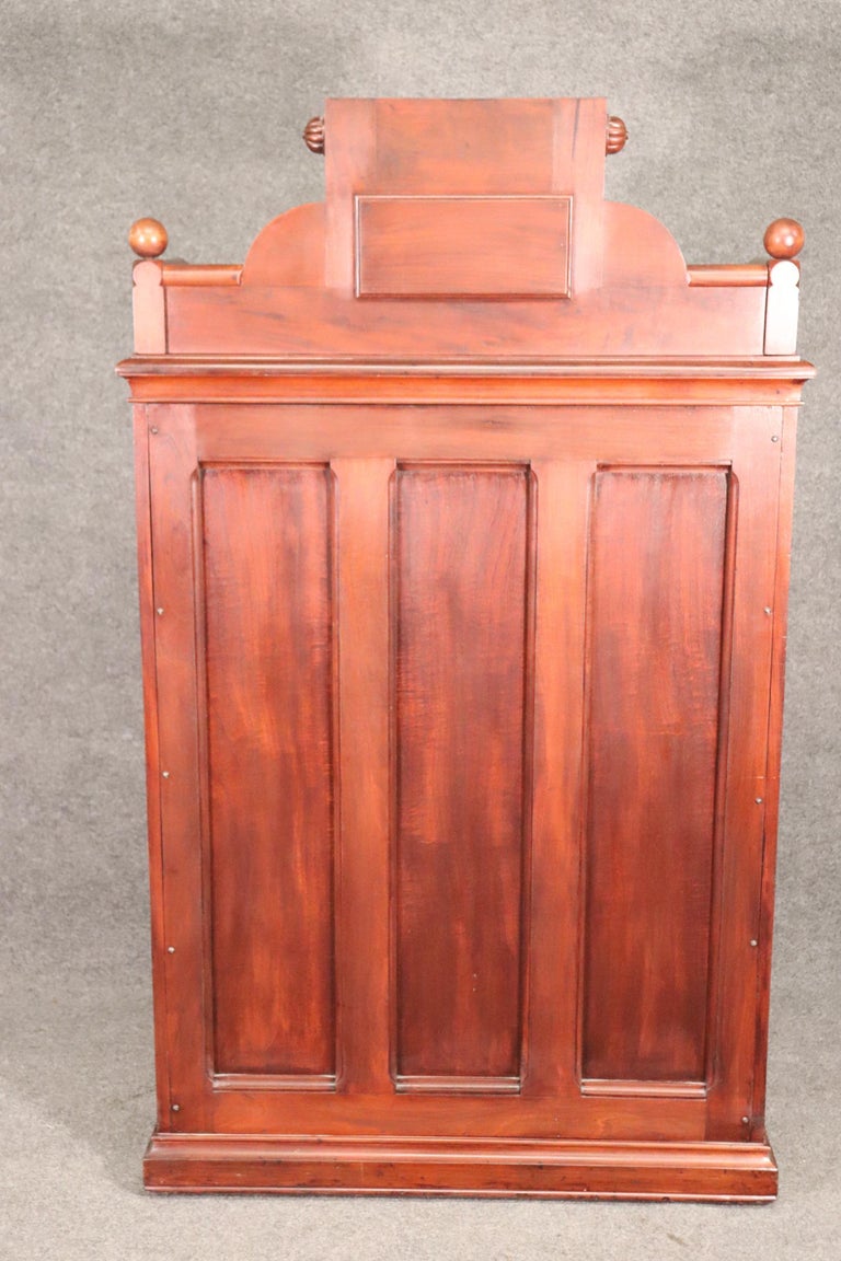 Fine Quality American Victorian Carved Walnut Secretary Desk Circa 1870 2