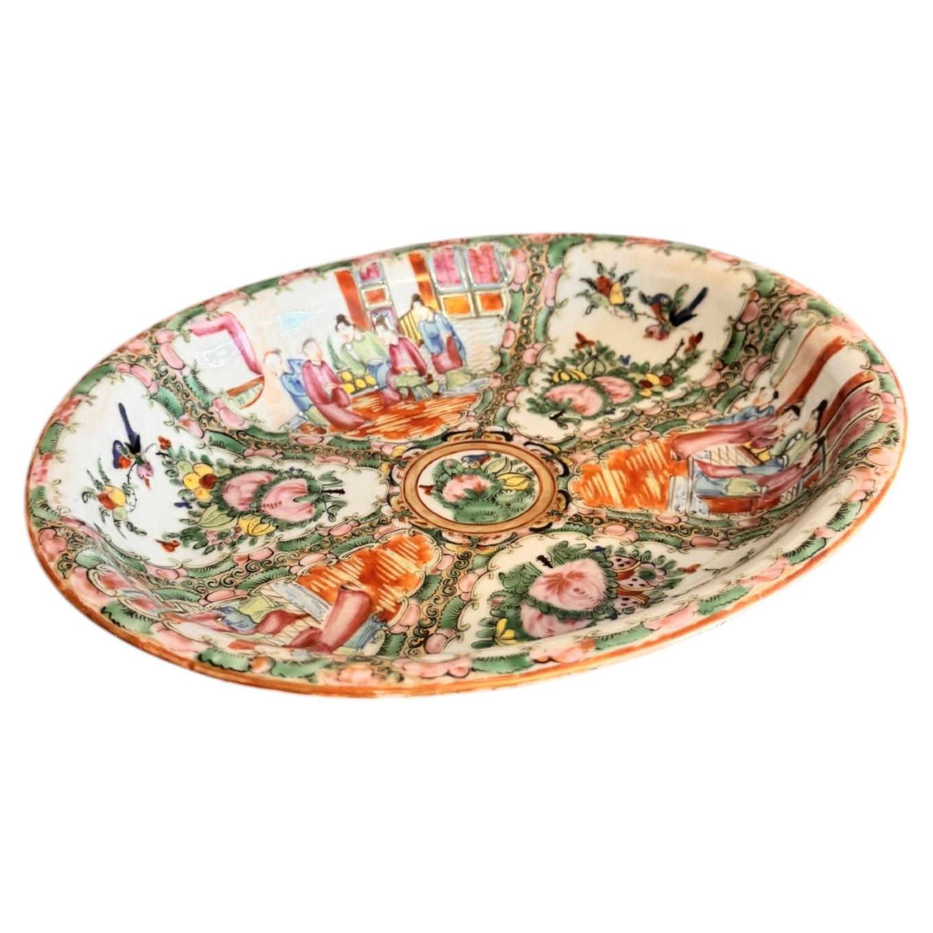 Fine quality antique 19th Century Chinese canton large bowl