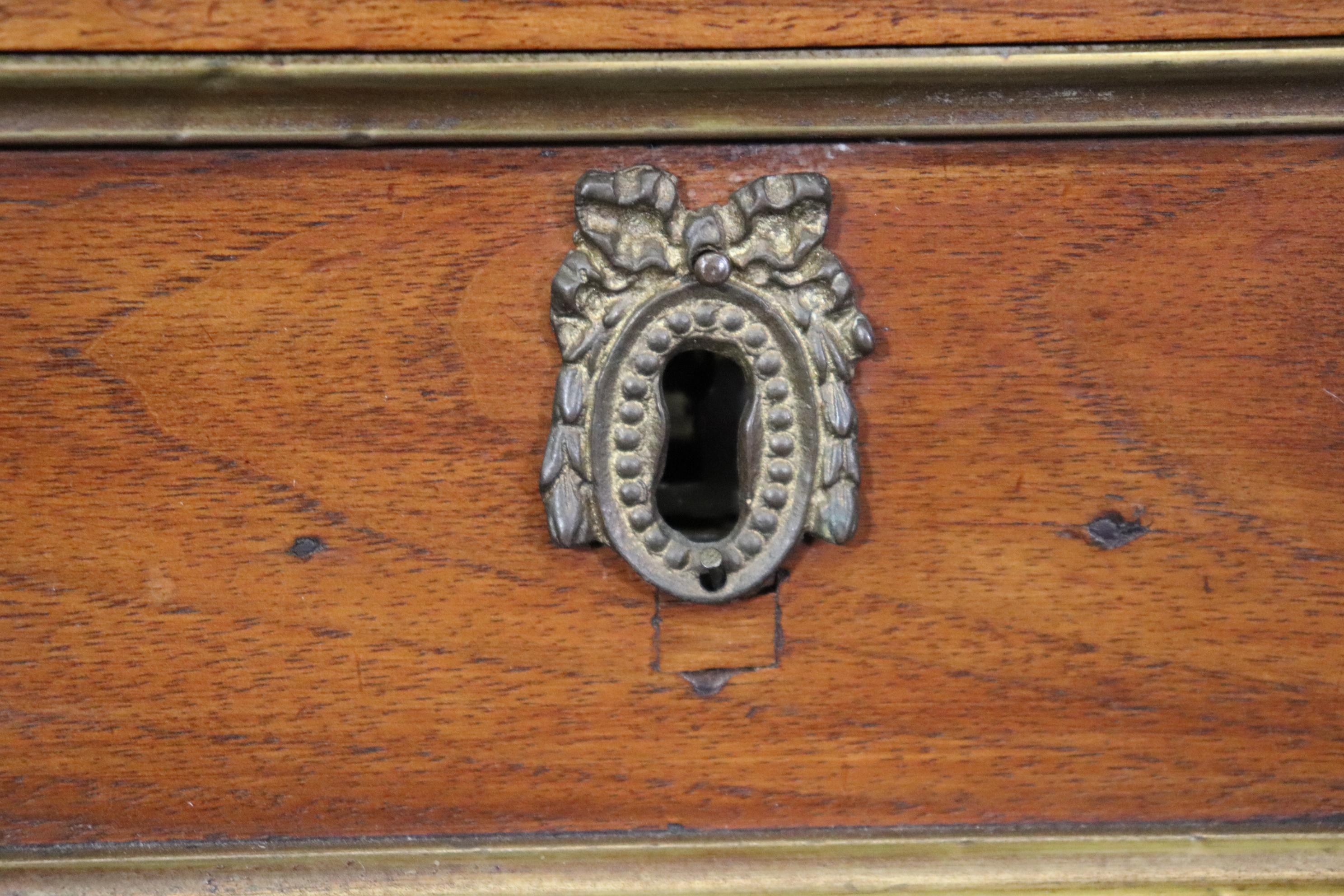 Fine Quality Antique 19th Century French Directoire 3 Drawer Commode 7