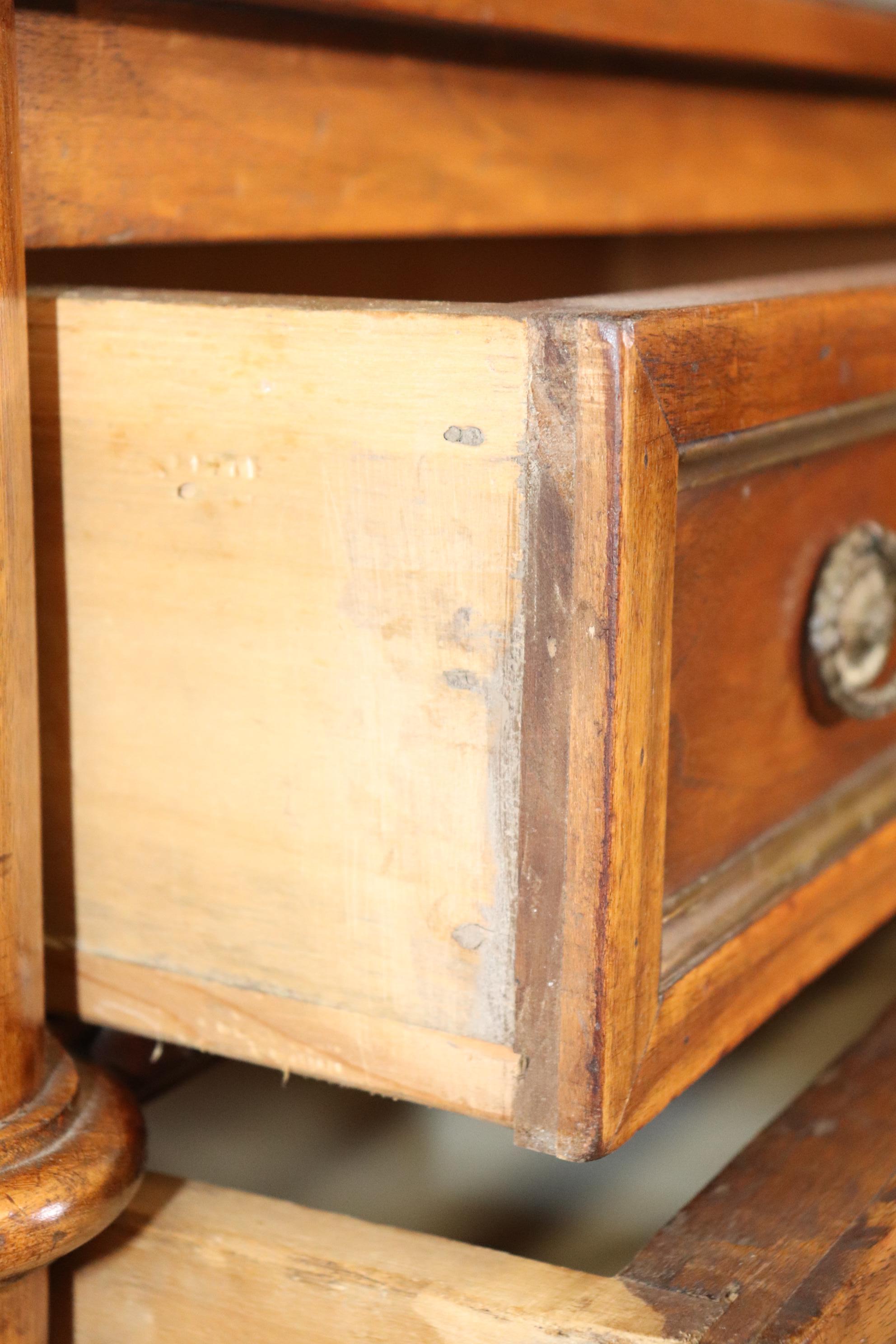 Fine Quality Antique 19th Century French Directoire 3 Drawer Commode 2