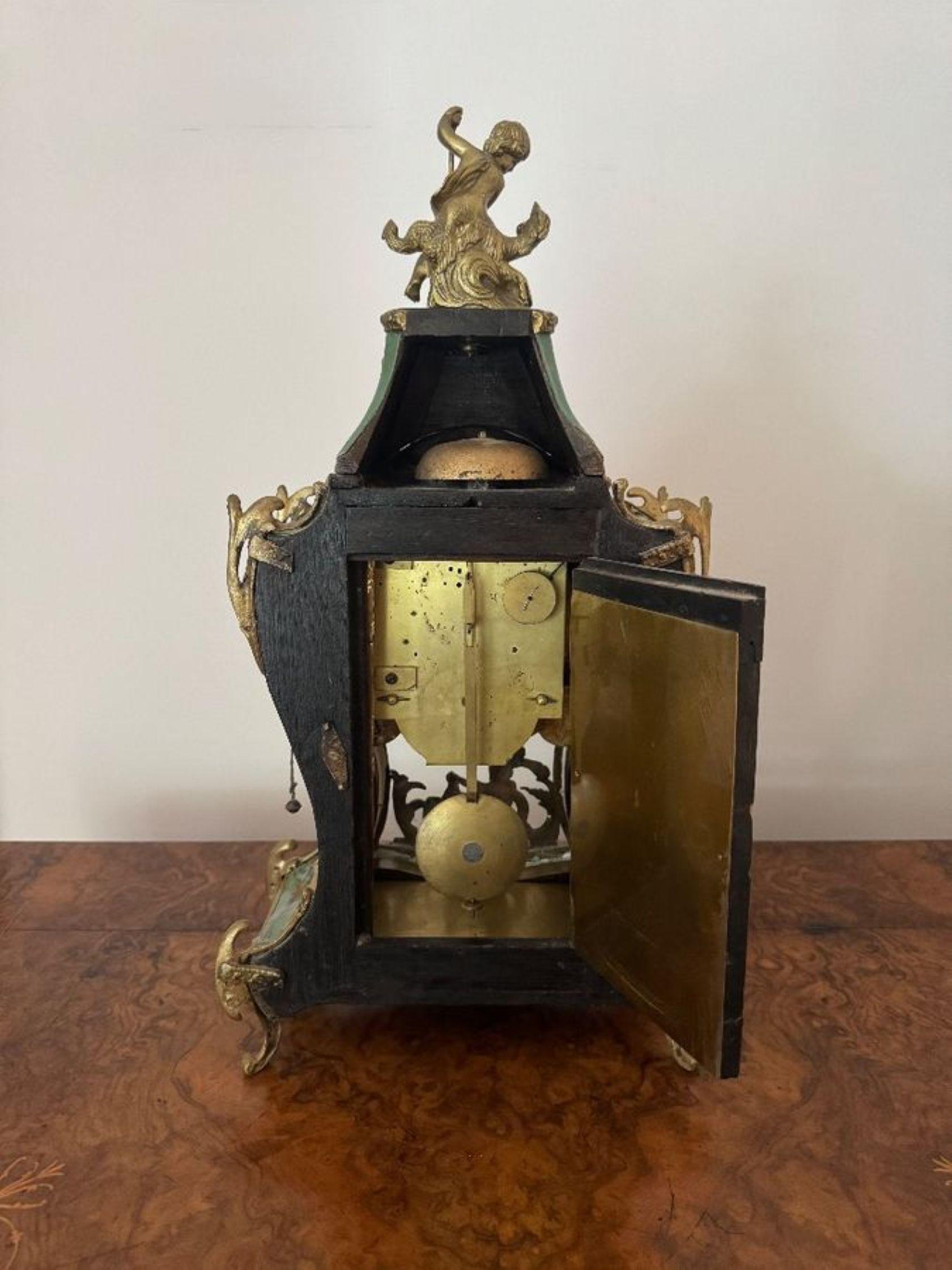 Fine quality antique 19th Century French ormolu mantle clock In Good Condition For Sale In Ipswich, GB