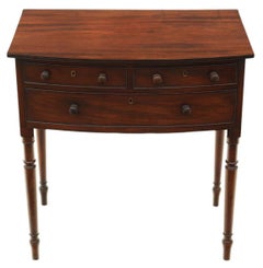 Fine Quality Antique 19th Century Georgian Mahogany Writing dressing Side Table