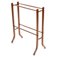 Fine Quality Antique Arts and Crafts Victorian Towel Rail Stand - Circa 1900