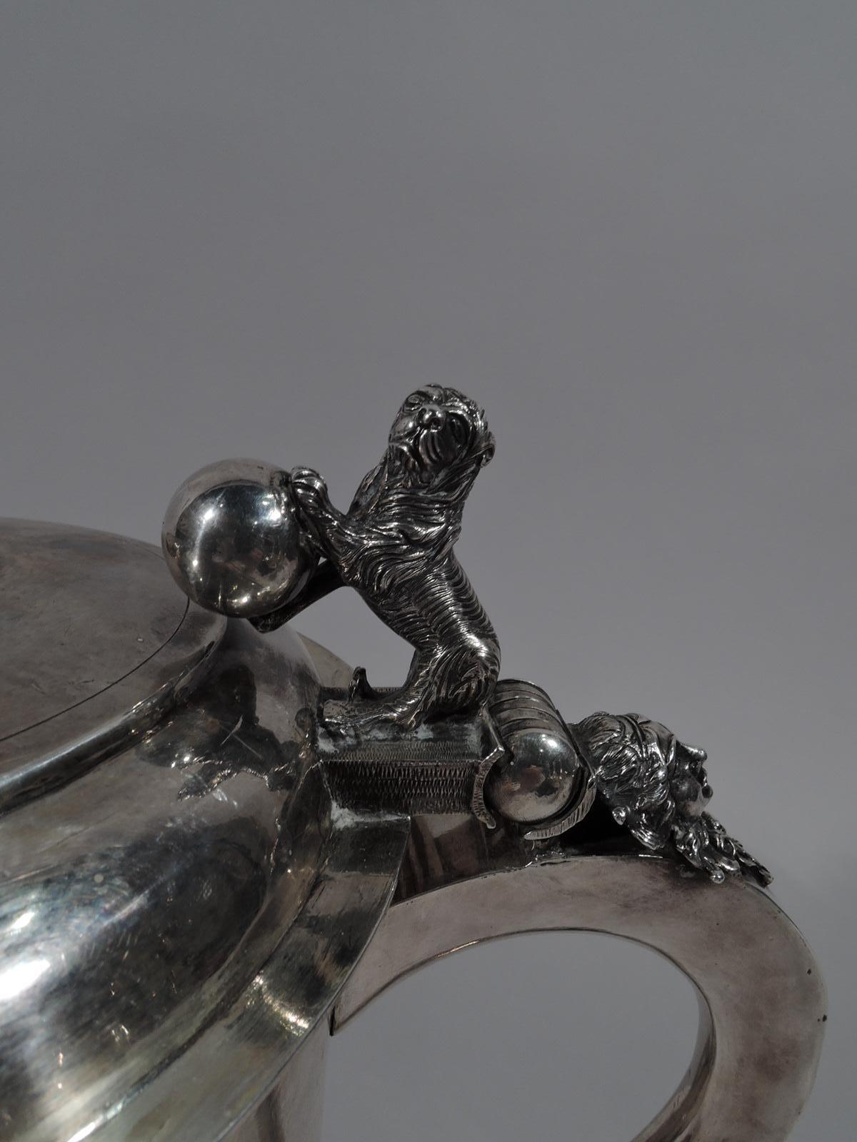 Late 17th Century Fine Quality Antique Danish Baroque Silver Tankard
