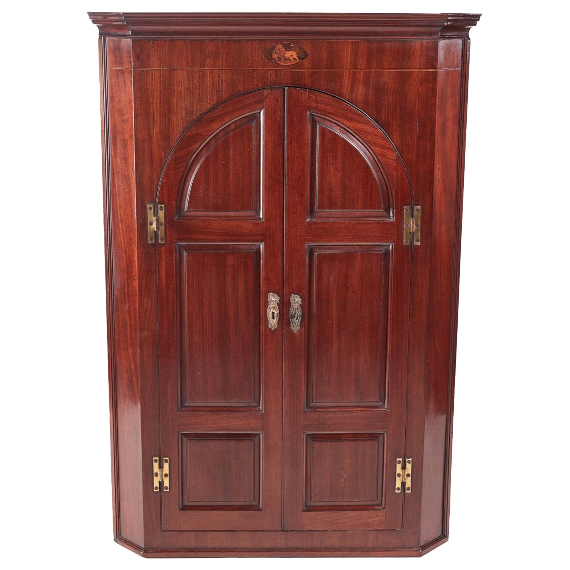 Antique Corner Hanging Wall Victorian Entryway